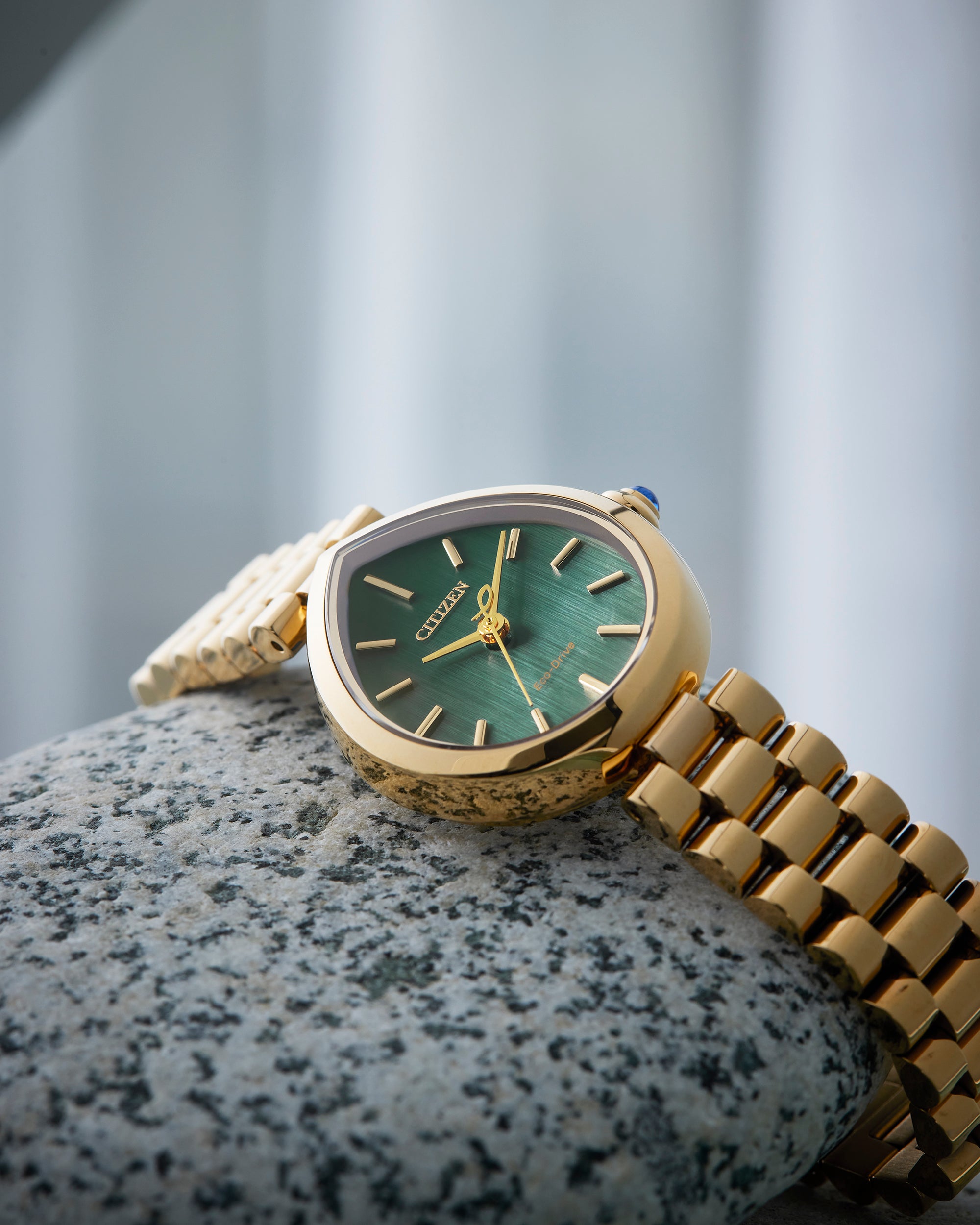 Ladies' Citizen Eco-Drive Rainell Rose Gold-Tone EM1203-57X