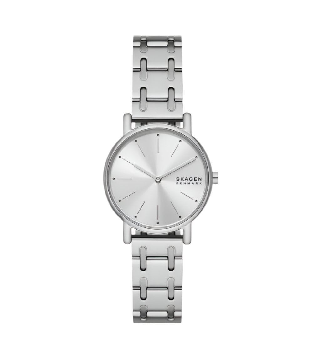 Skagen Signatur Lille Silver Stainless Steel Bracelet Silver Dial Watch SKW3123