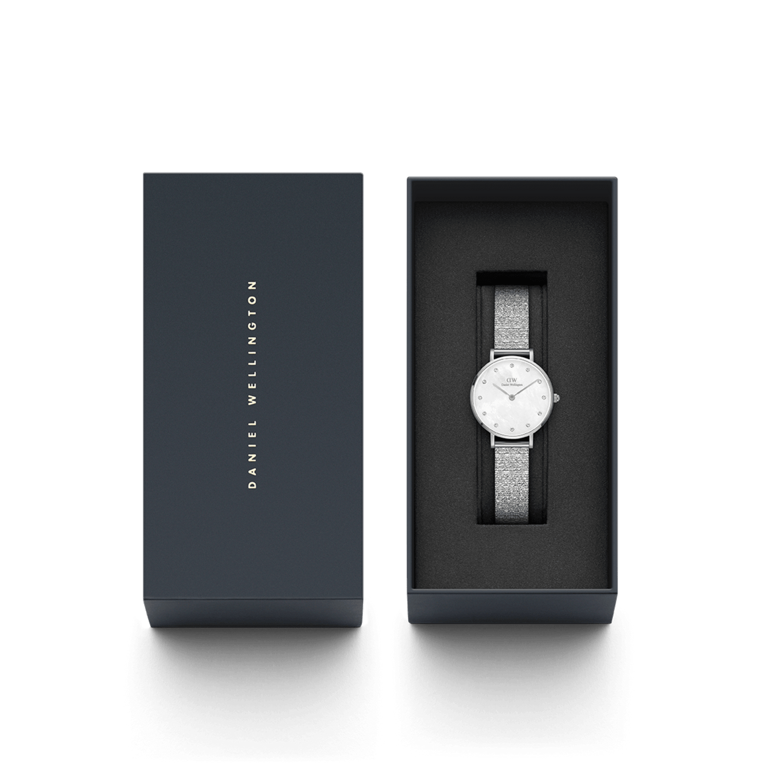 Daniel Wellington Petite 28mm Pressed Studi Lumine White Watch DW00100592