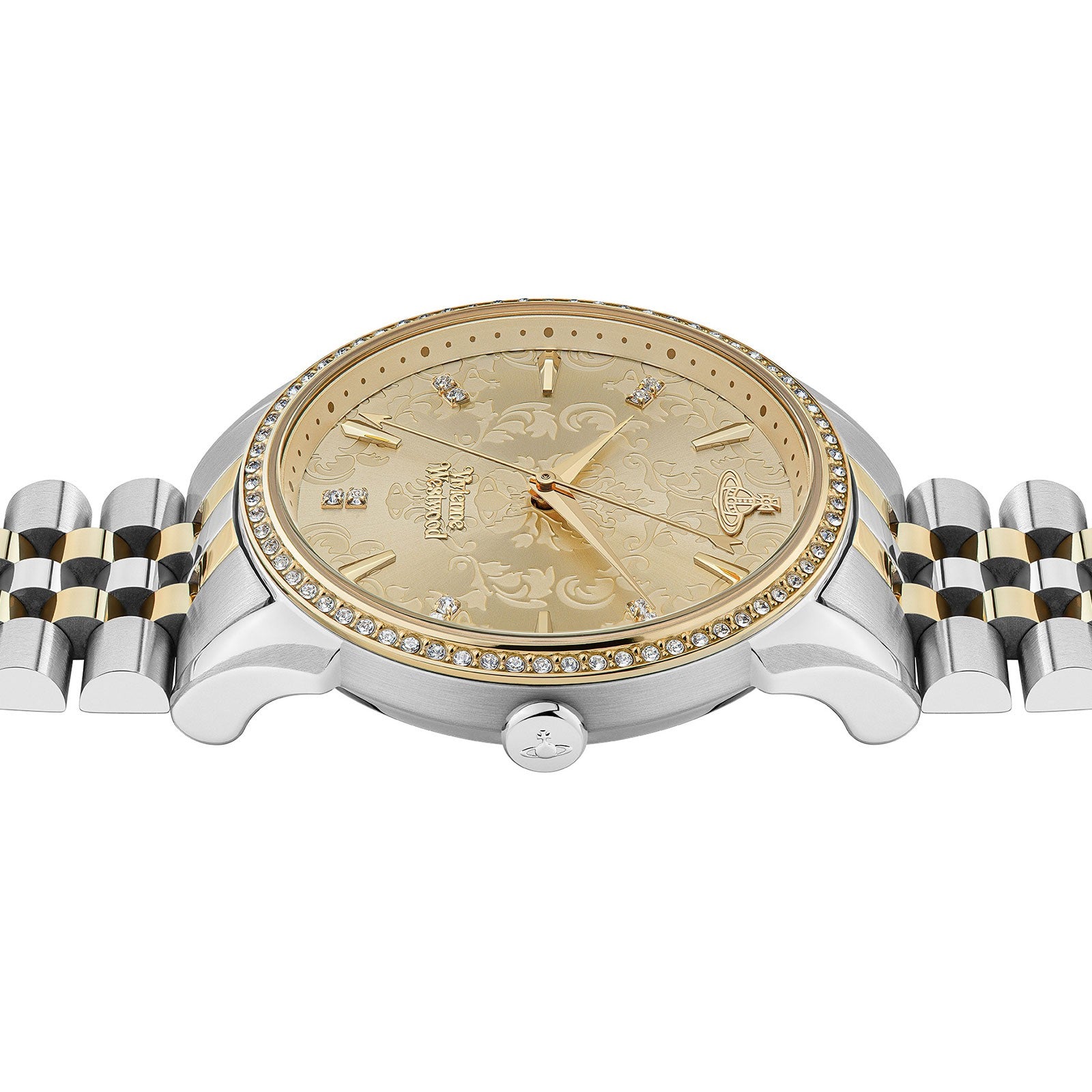 Vivienne Westwood Wallace Gold Dial Stainless Steel Women's Watch VV208CPSG