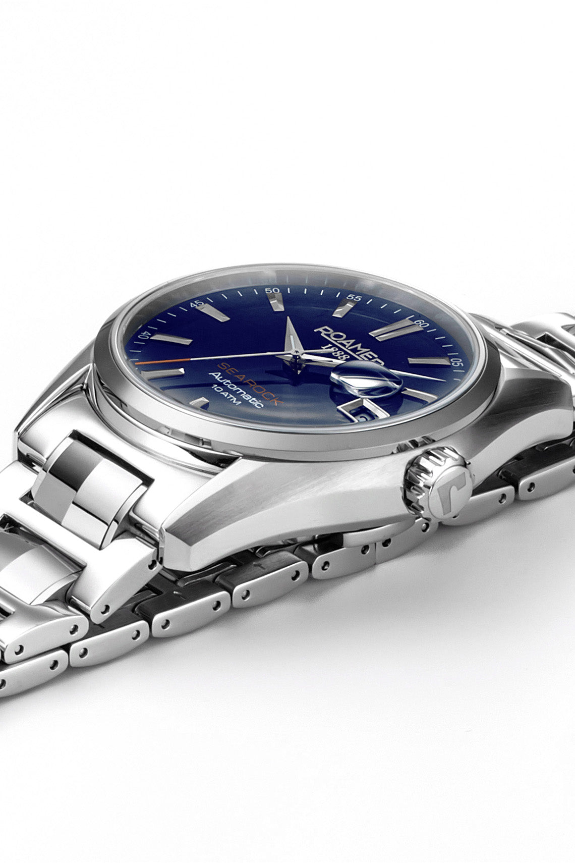 Roamer Searock 42mm Automatic Blue Dial Stainless Steel Strap Watch