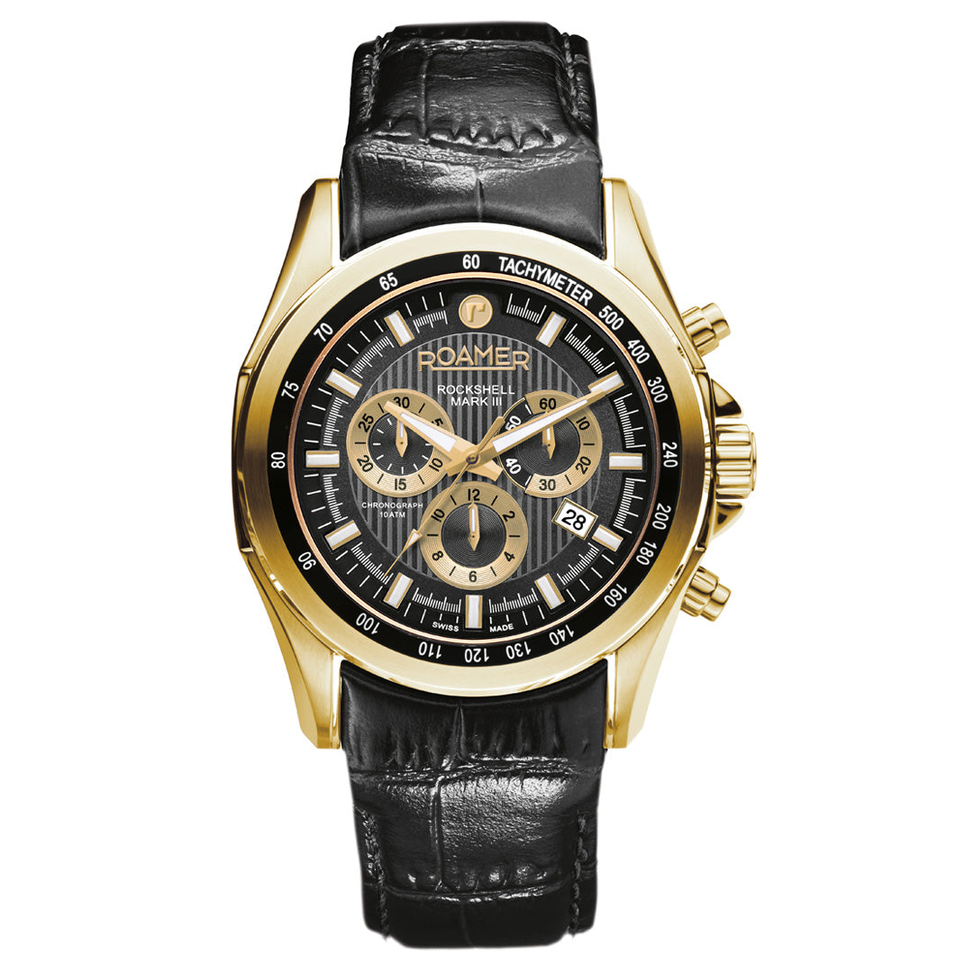 Roamer Rockshell Mark III Chrono 44mm Black Watch