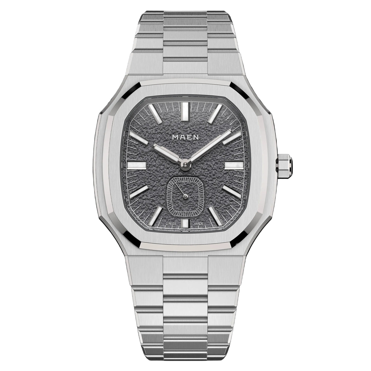 MAEN Manhattan 37 Ultra Thin Ghost Grey Manual Wind Movement Watch M2.2.4