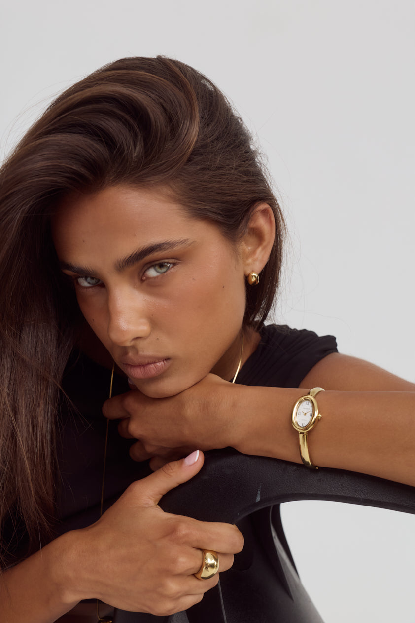 Cendré Kate White Dial 18K Gold Women's Watch — view 3