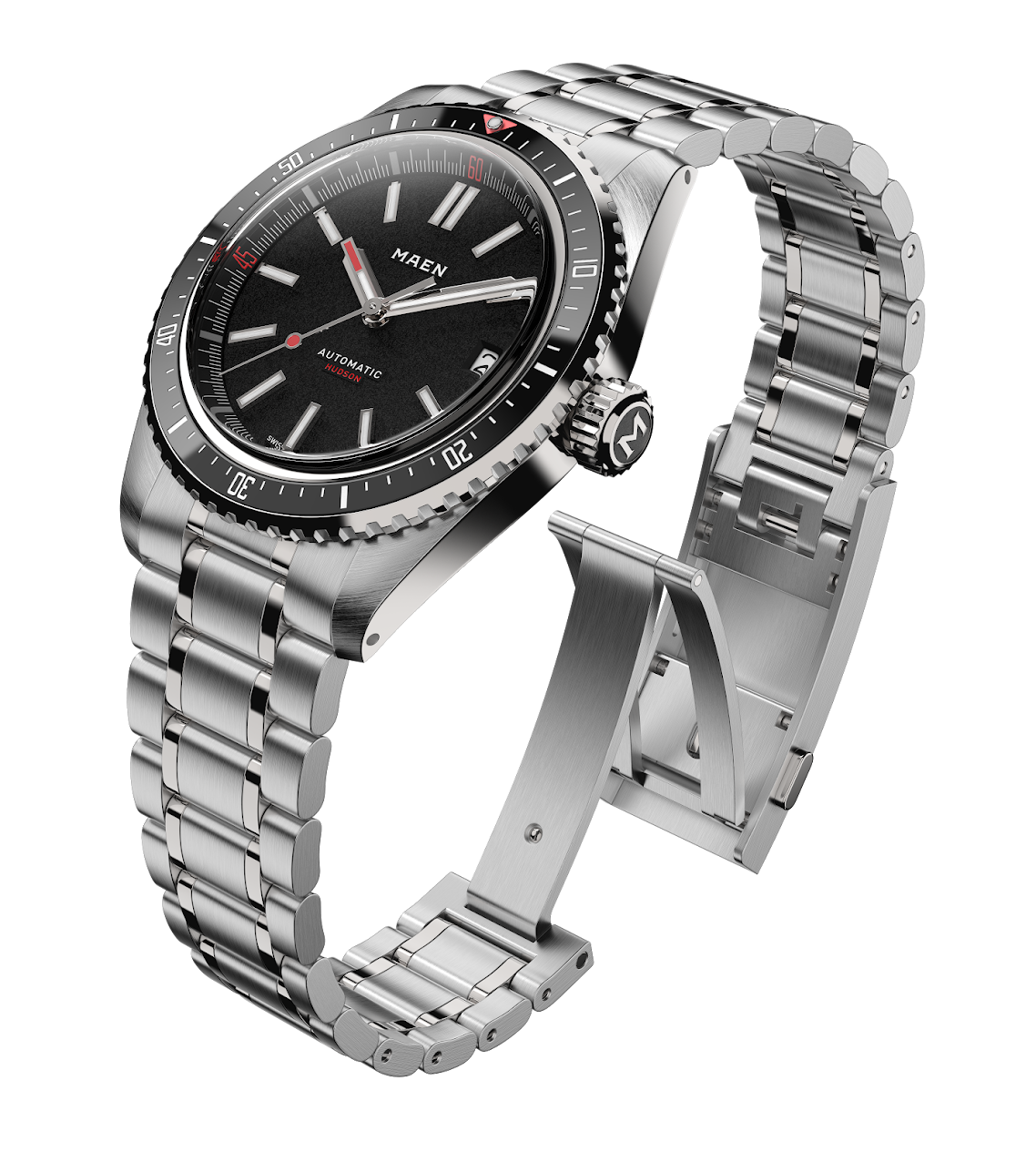 MAEN Hudson 38 MK5 Black Dial Date Automatic Watch M1.1.5