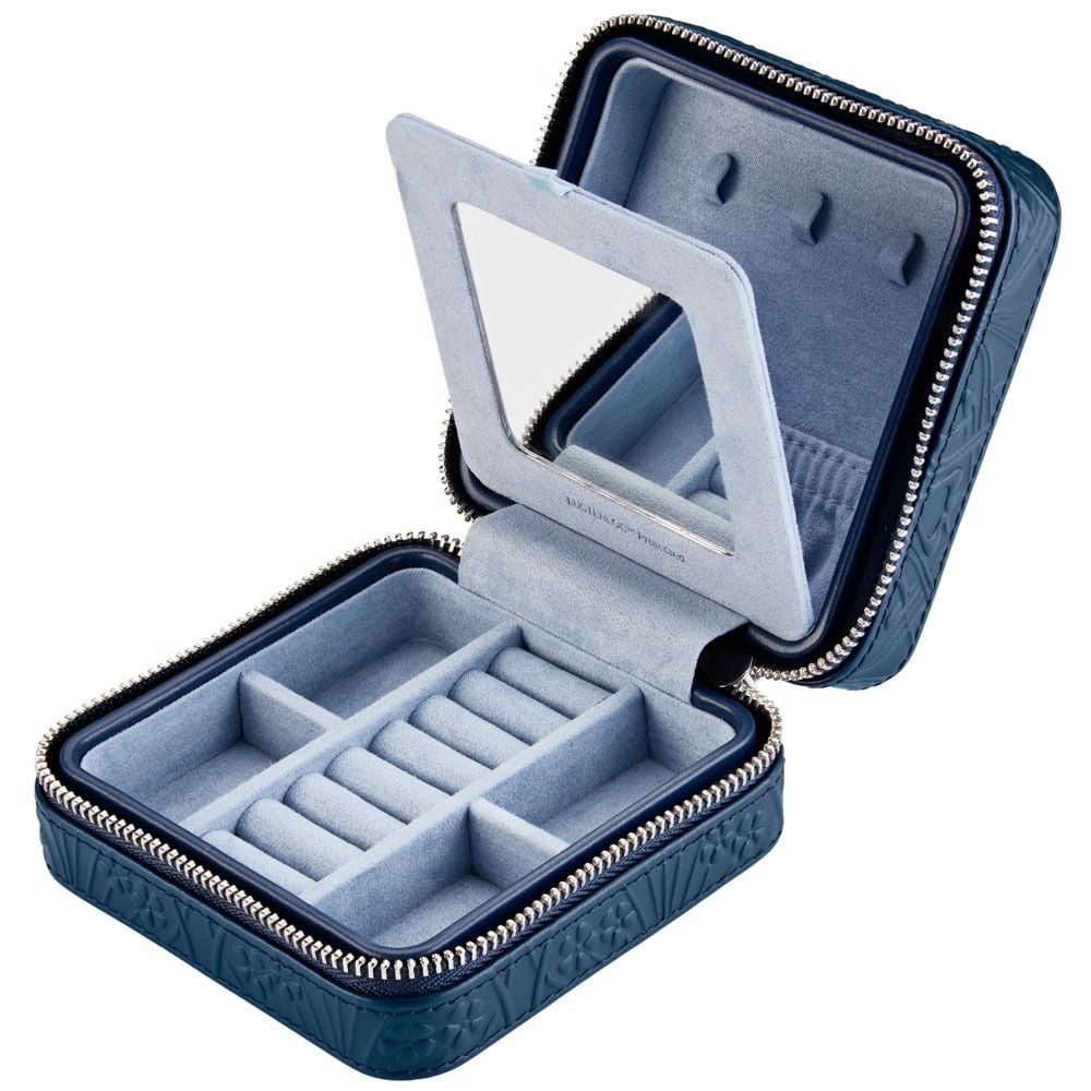 Wolf Liberty Small Zip Case Navy 381317