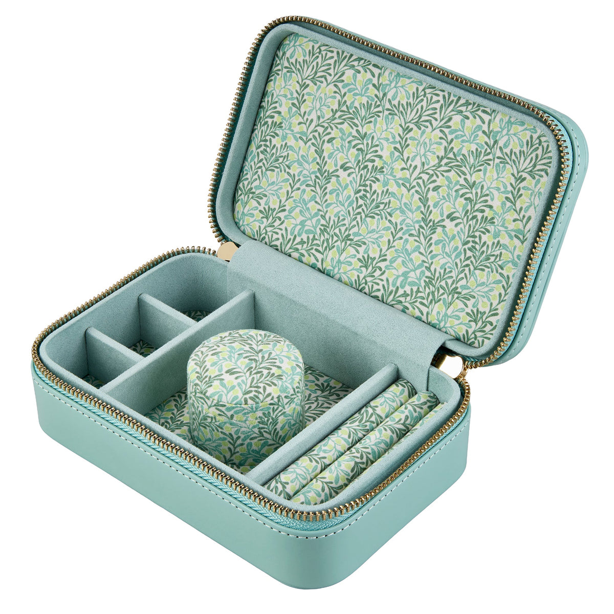 Wolf Sophia Travel Zip Case Jade Fruit Botanical