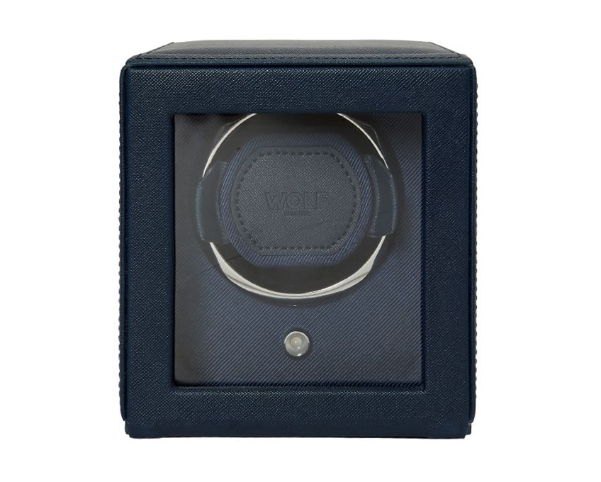 Wolf Cub Precision Watch Winder with Protective Cover