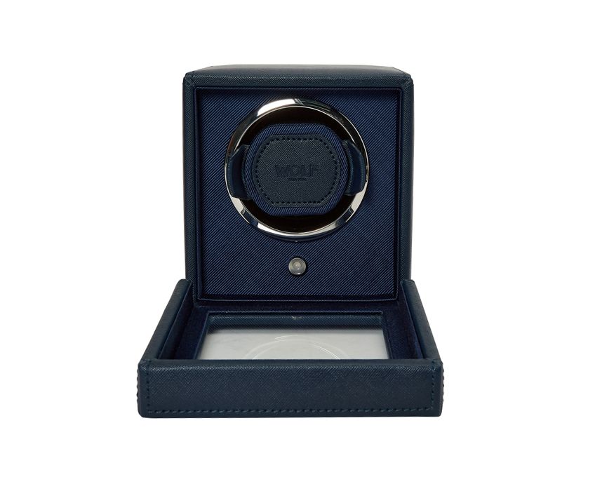 Wolf Cub Precision Watch Winder with Protective Cover