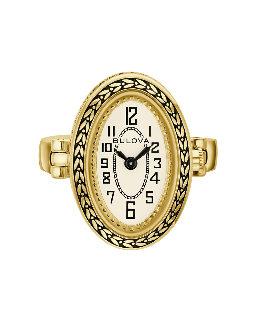 Bulova Art Deco Ring Watch 97L188