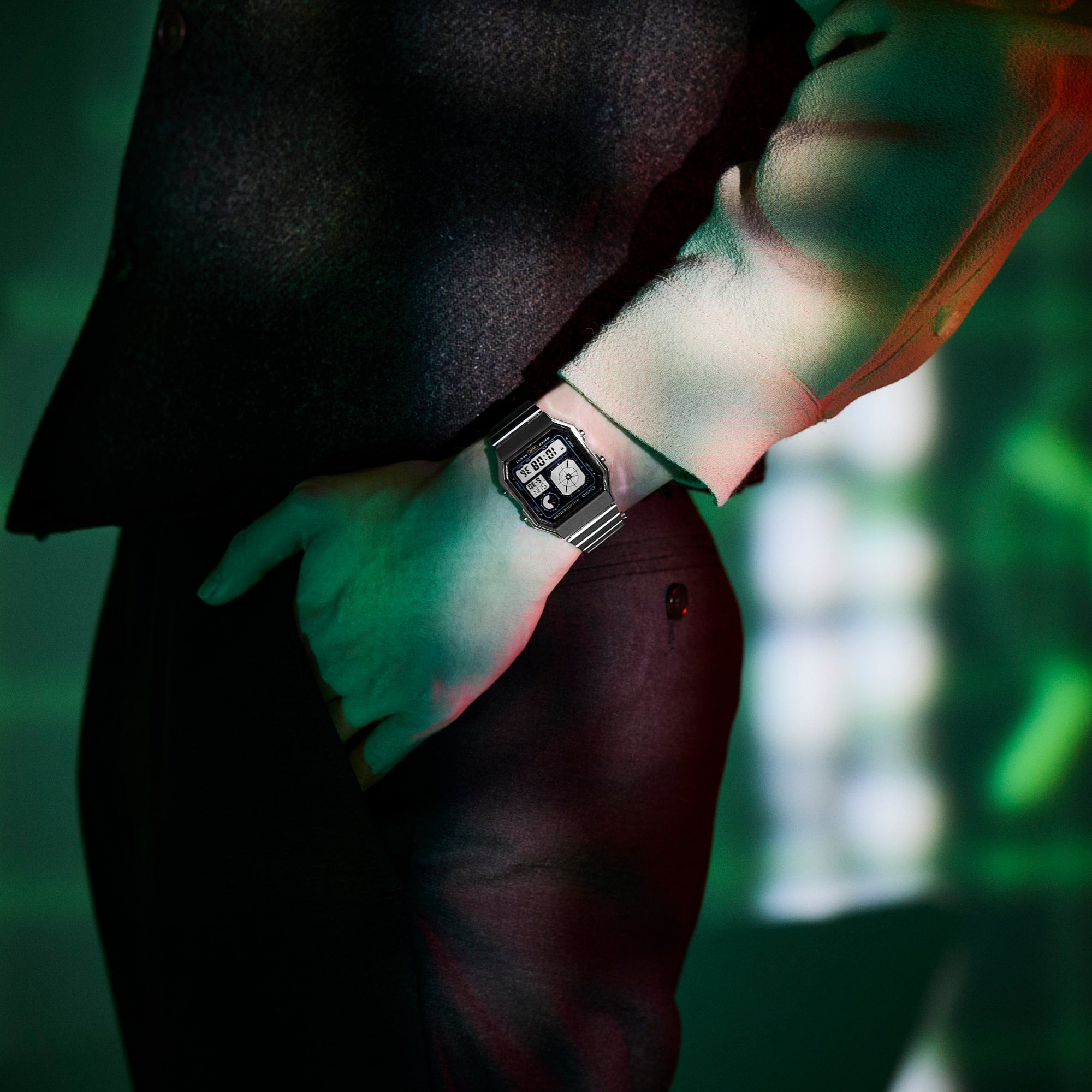 Casio Vintage Analog Display Stainless Steel Watch A130WE-1A