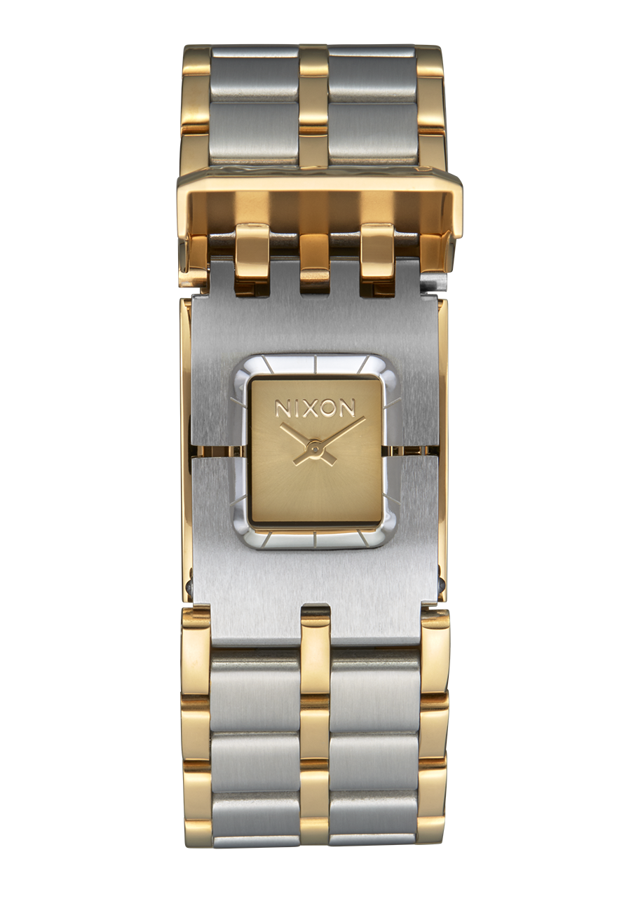 Nixon Confidante Stainless Steel Gold Dial Womens Watch A1362-1921-00