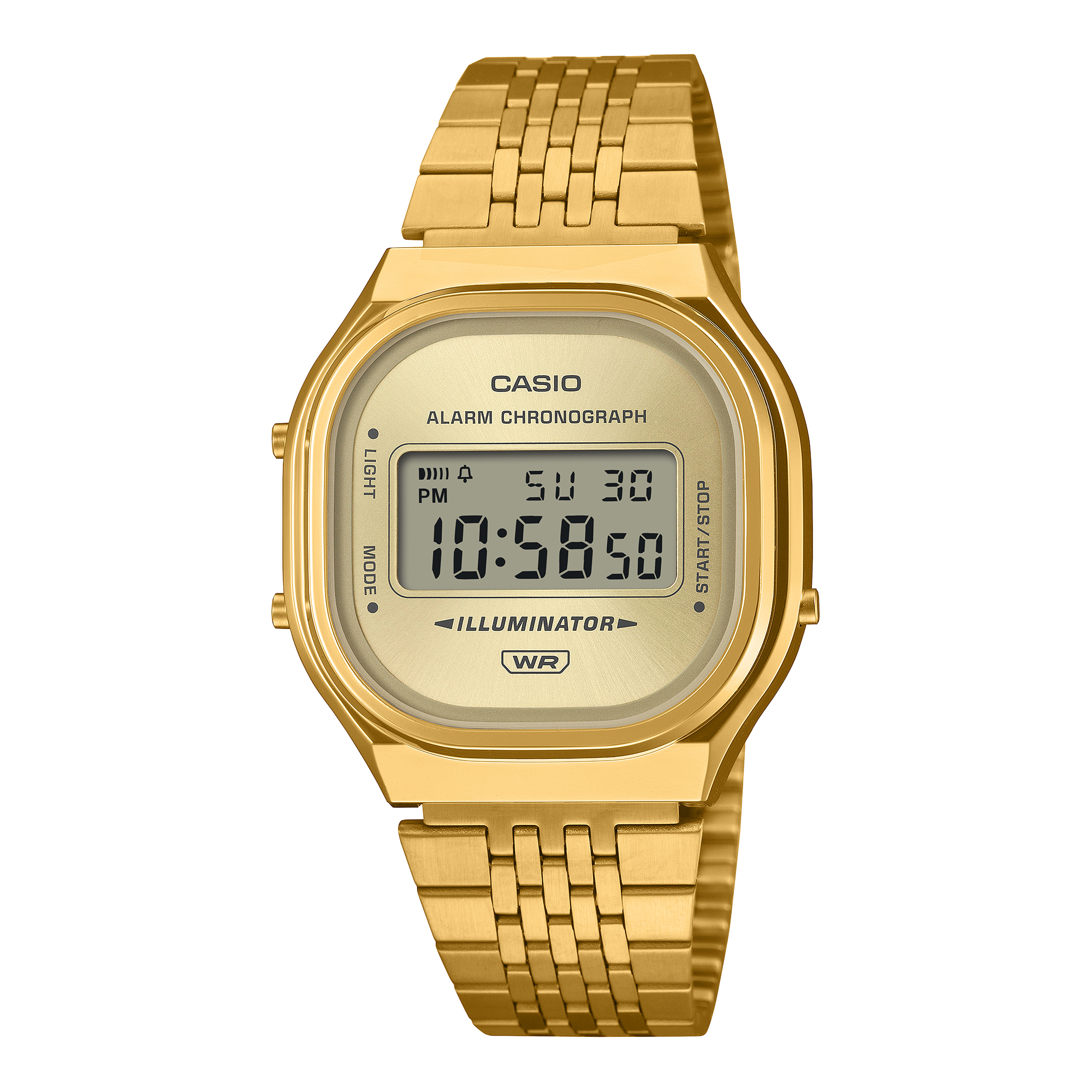 Casio Vintage Digital Gold-Tone Unisex Watch A140WEG-9A