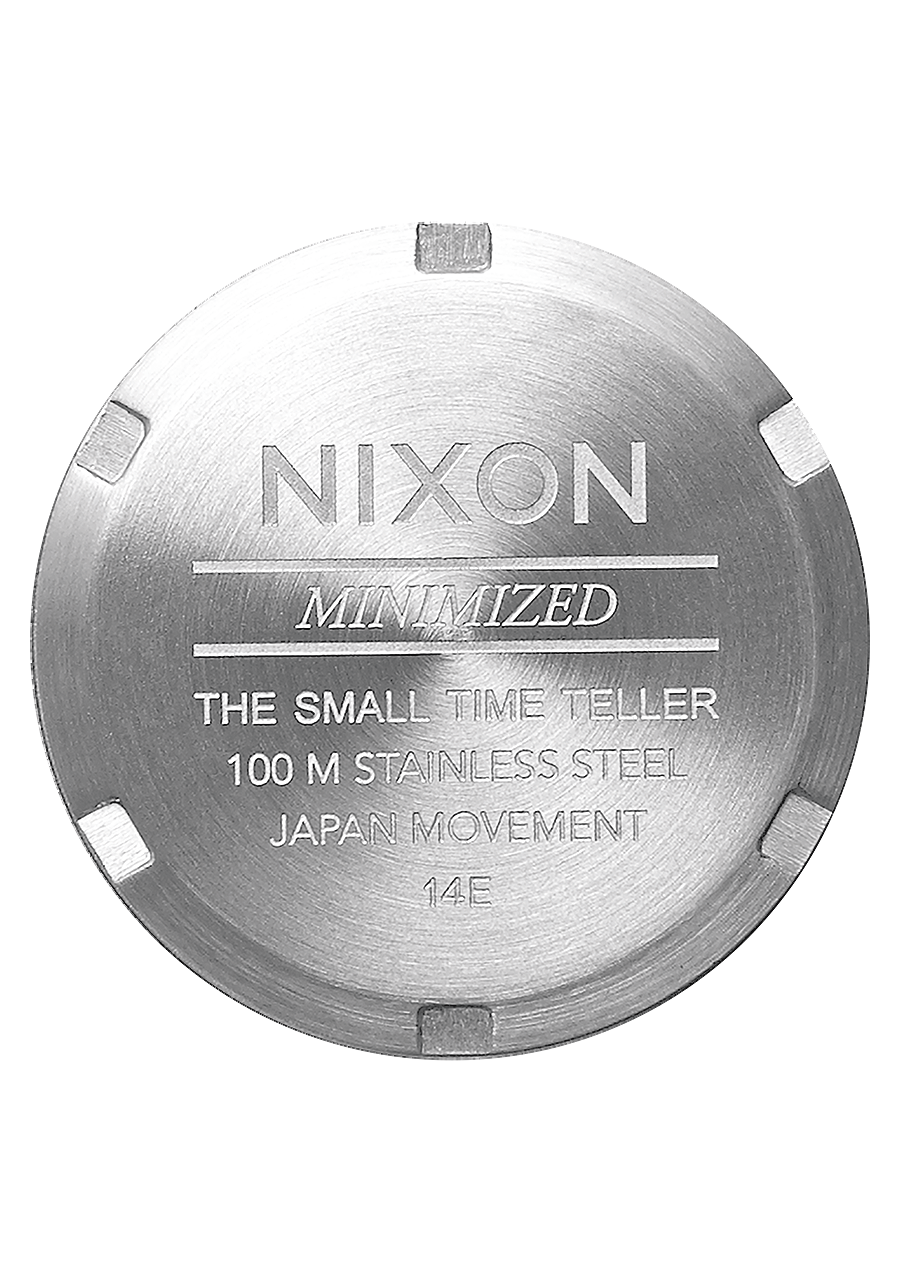 Nixon Small Time Teller All Silver Watch A399-1920-00
