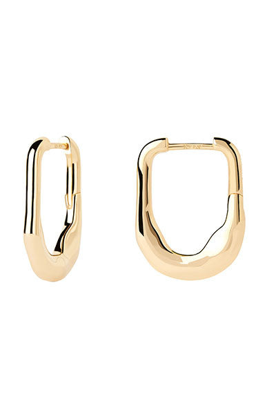 PDPAOLA Magma Hoop Earrings