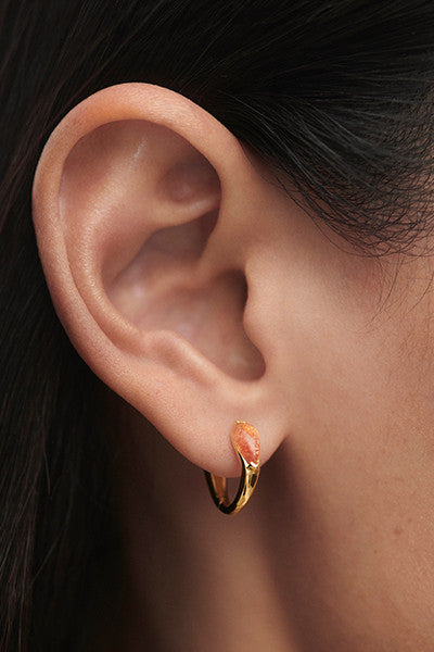 PDPAOLA Sunstone Isla Hoop Earrings