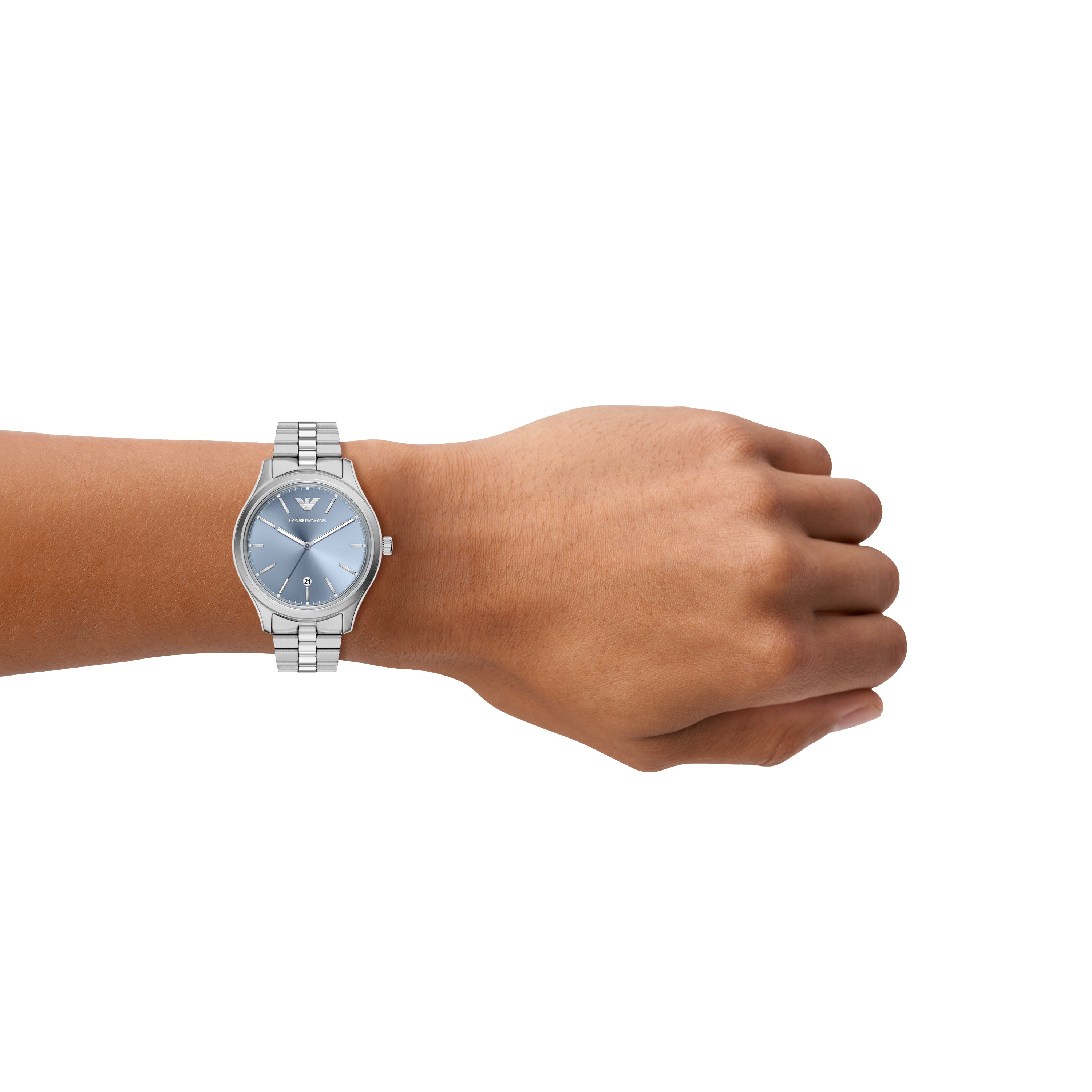 Emporio Armani Blue Sunray Dial 41mm Quartz Movement Men's Watch AR11748