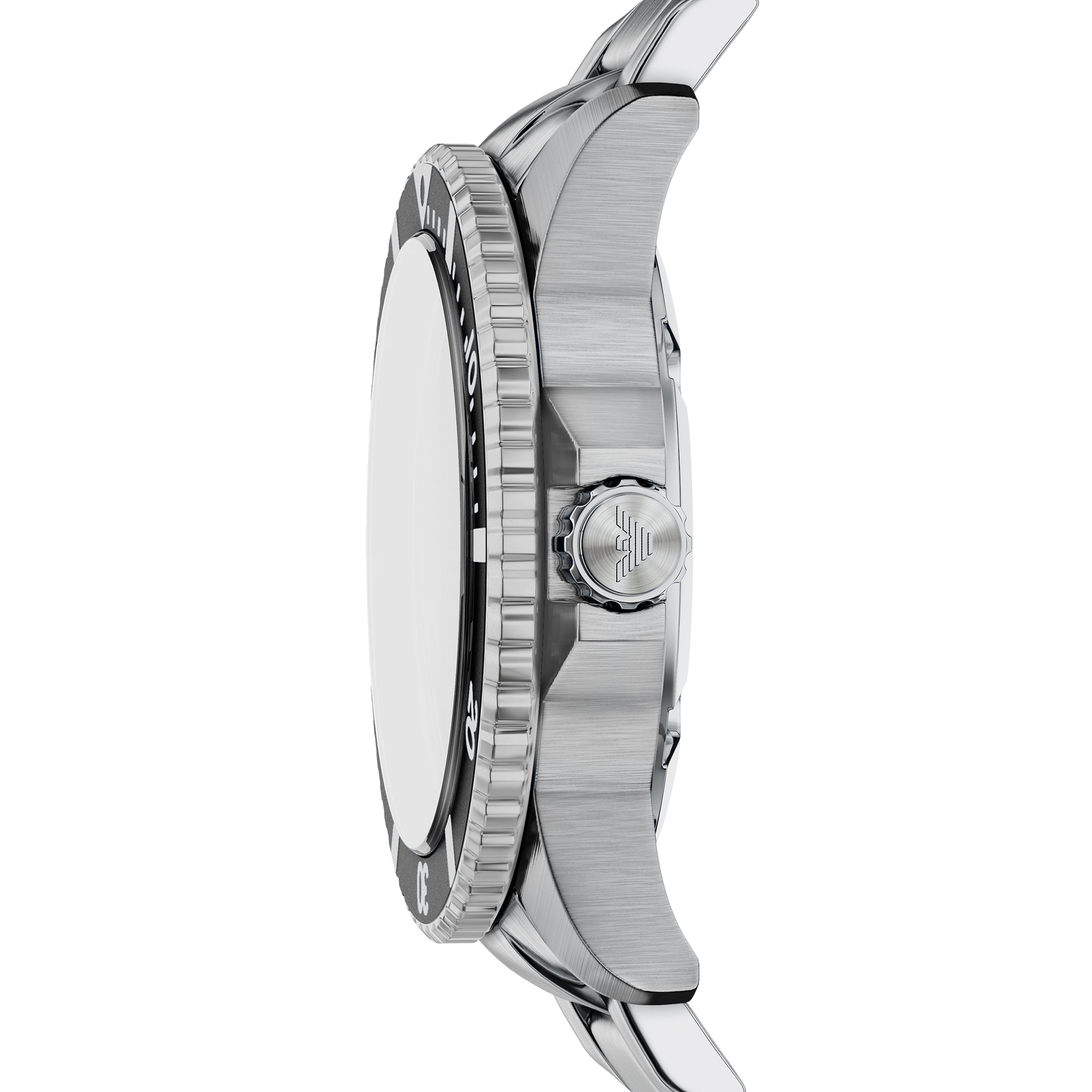 Emporio Armani Black Dial Stainless Steel Watch AR11787