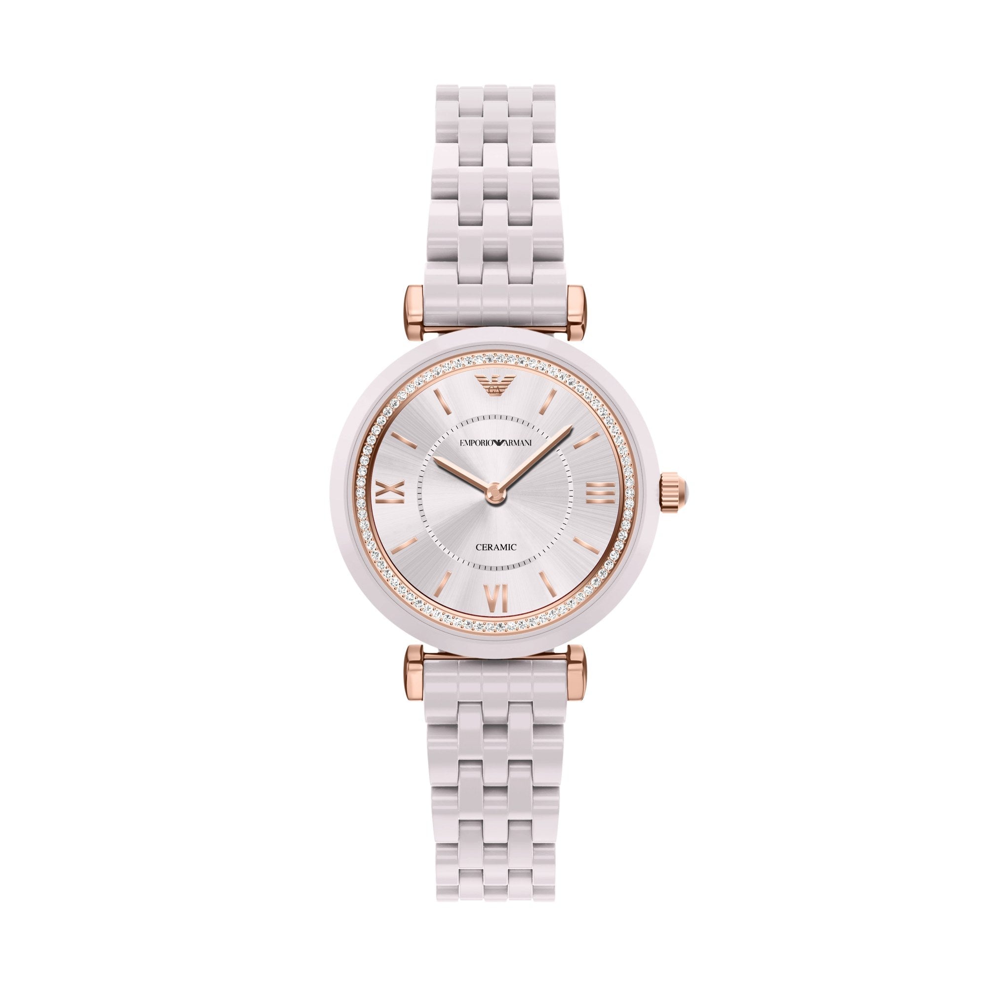 Emporio Armani women's watch, nude dial