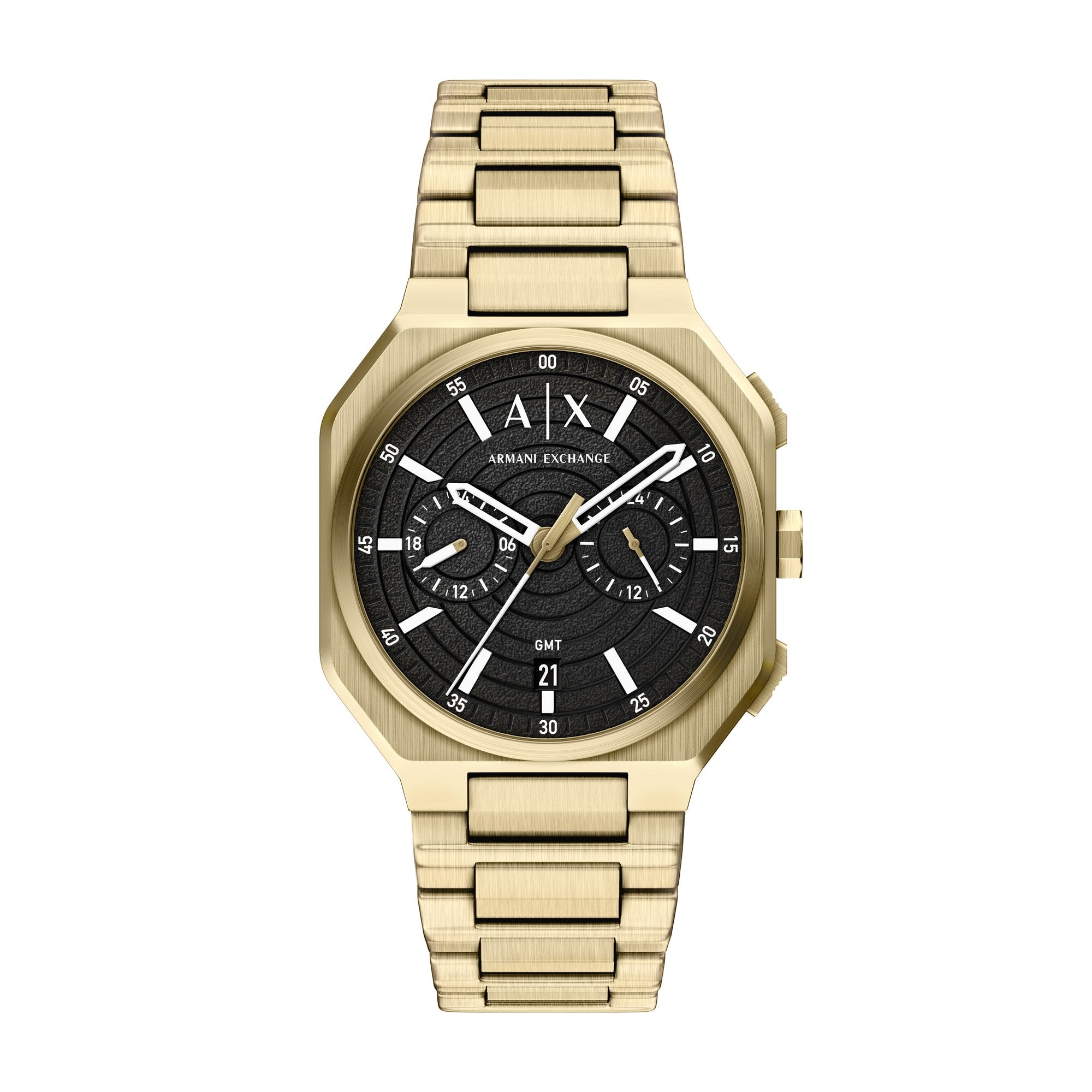 Armani Exchange men's watch, black dial