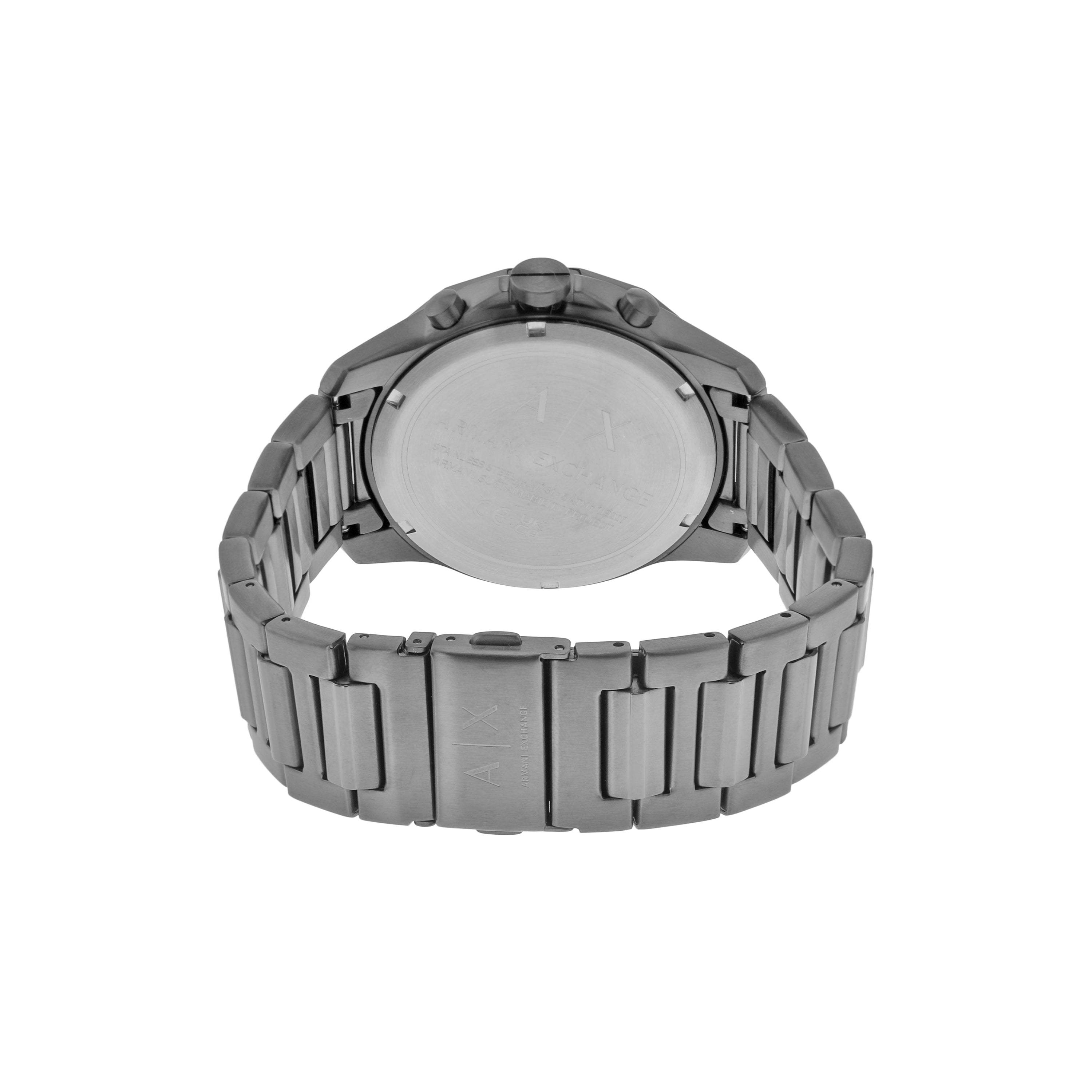 Armani Exchange Chronograph Gunmetal Stainless Steel Watch AX1731