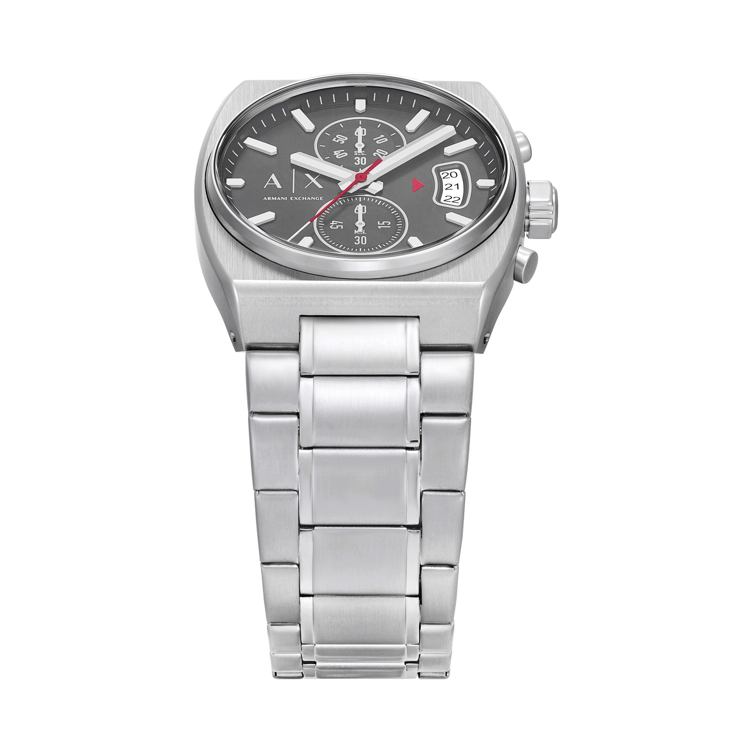 Armani Exchange Chronograph Stainless Steel Grey Dial Watch AX2820