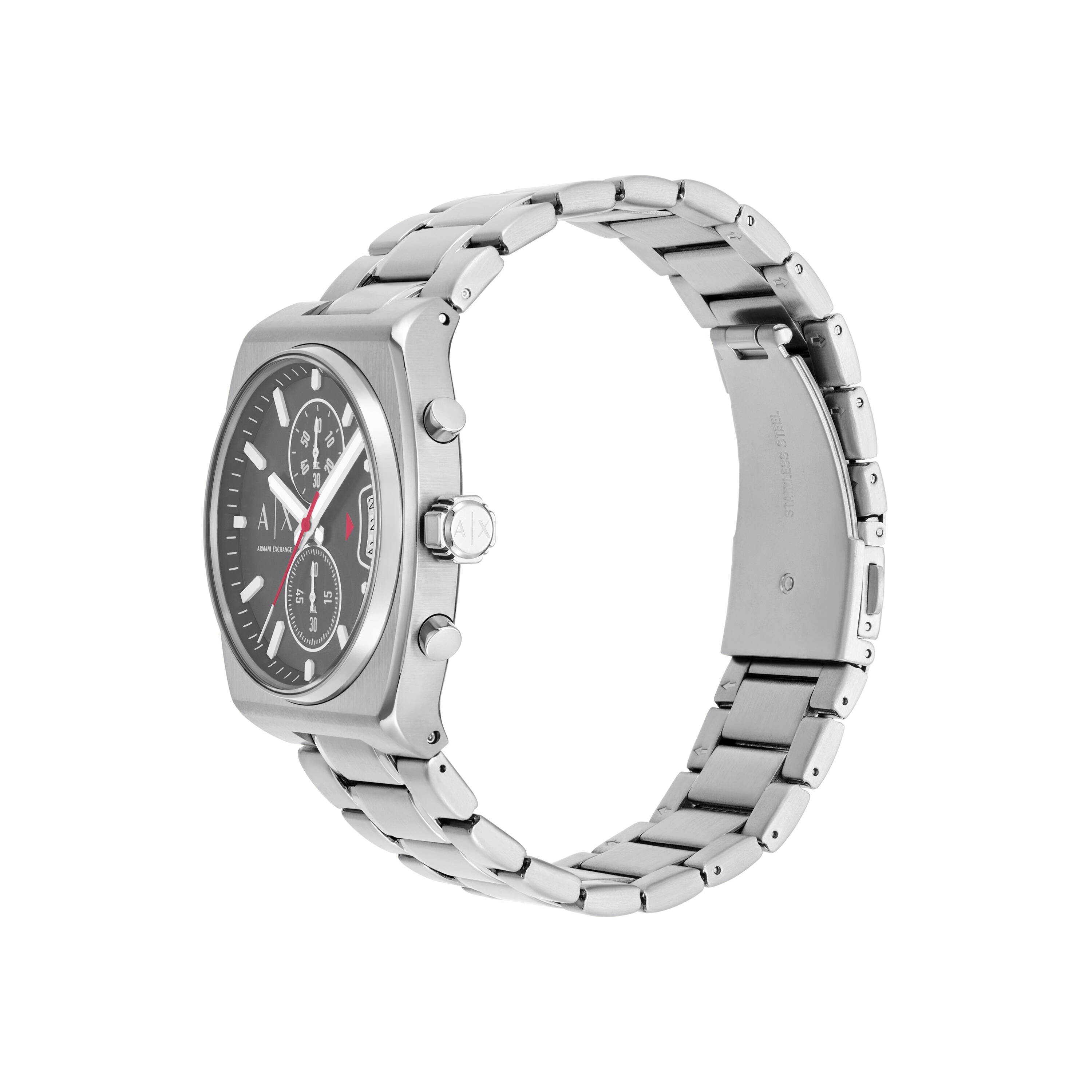 Armani Exchange Chronograph Stainless Steel Grey Dial Watch AX2820