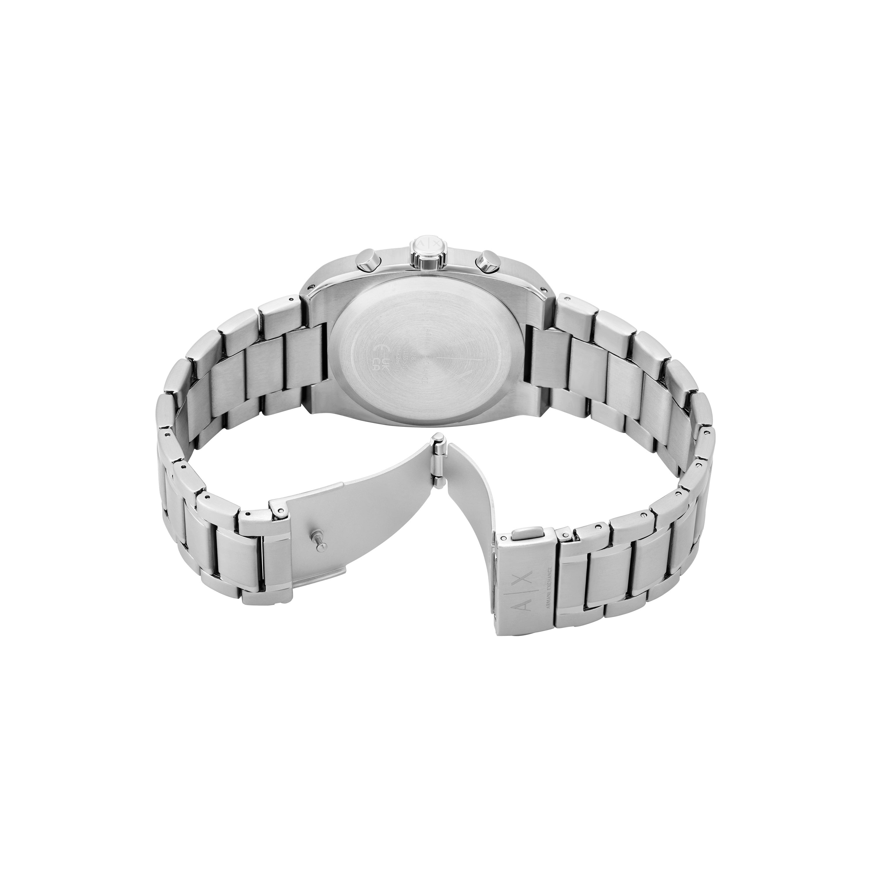 Armani Exchange Chronograph Stainless Steel Grey Dial Watch AX2820