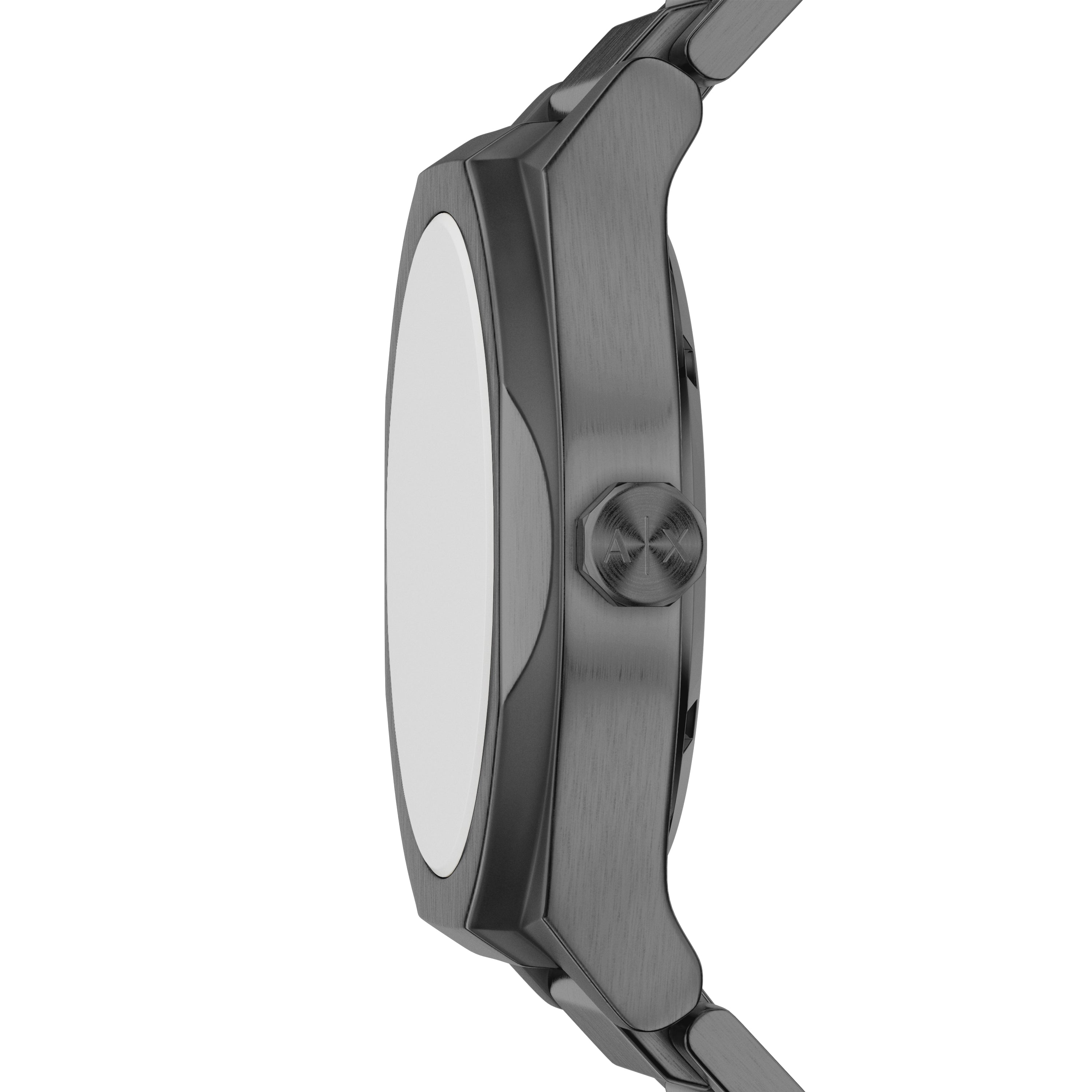 Armani Exchange Sync Automatic Gunmetal Stainless Steel Watch AX4195