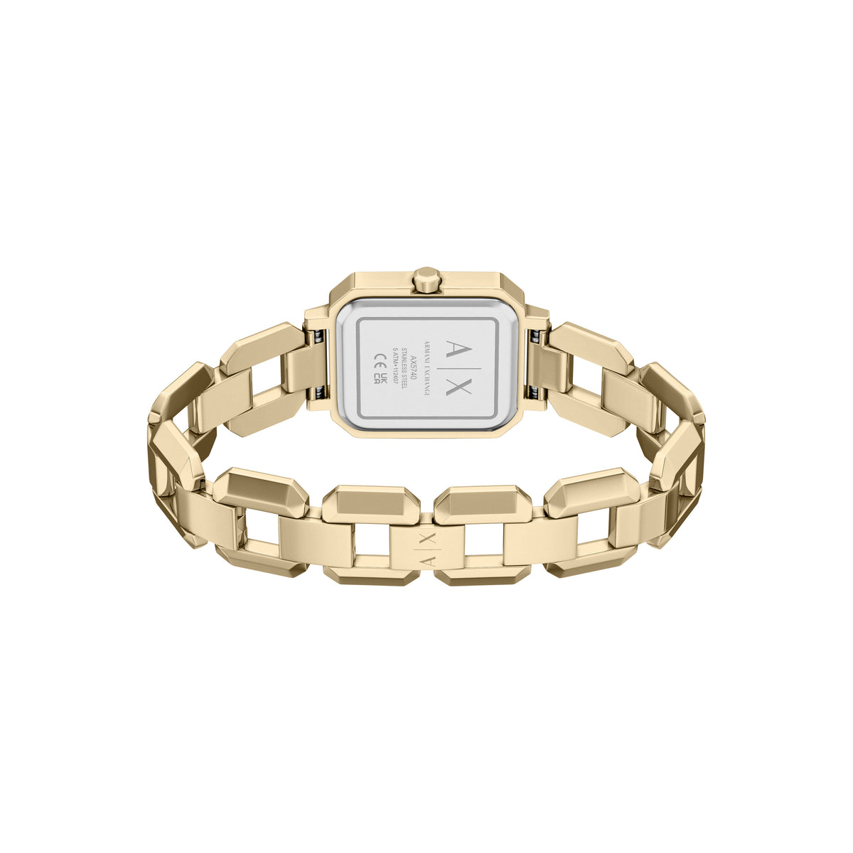 Armani Exchange Rectangular Green AX5740 caseback