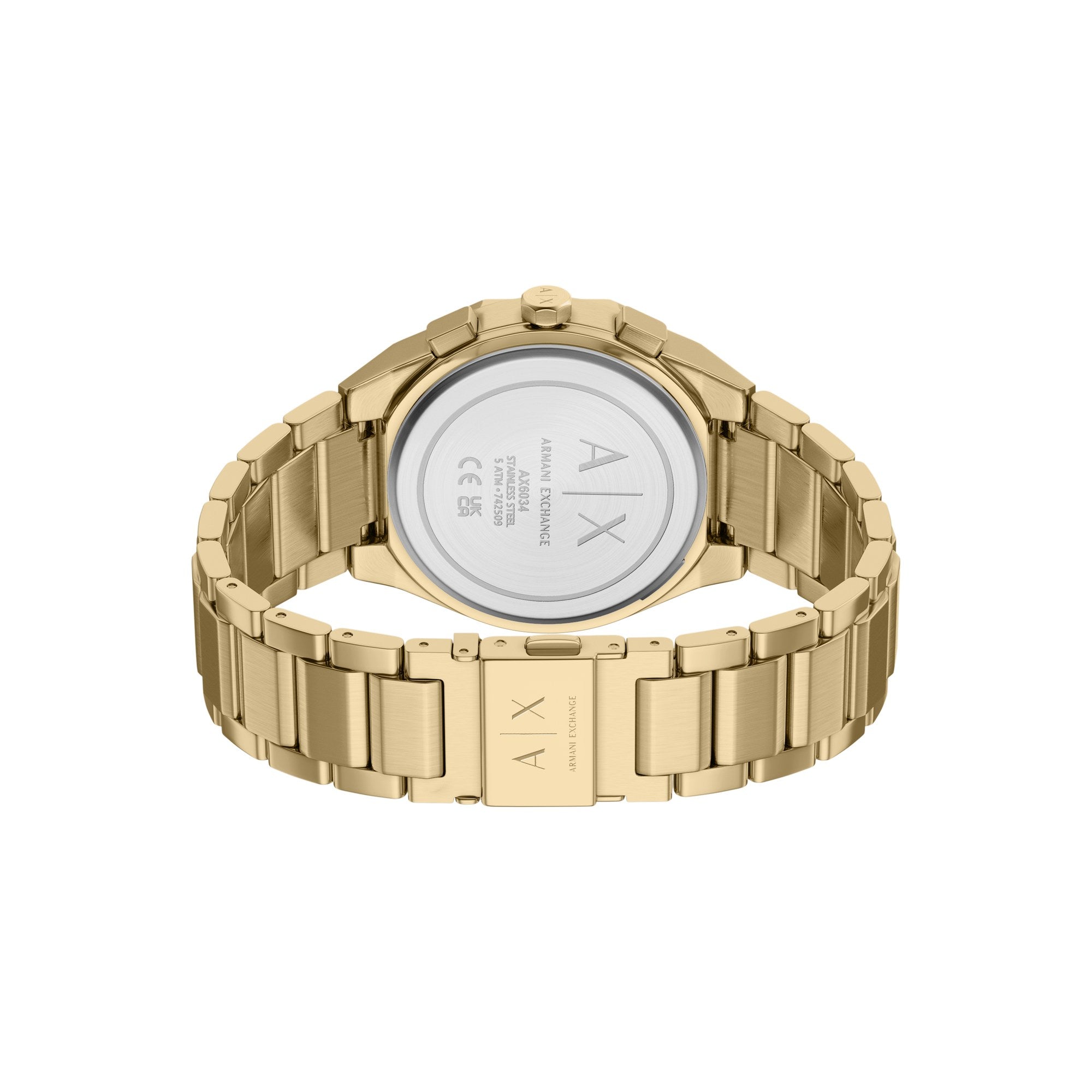 Armani Exchange women's watch, gold dial (view 5)