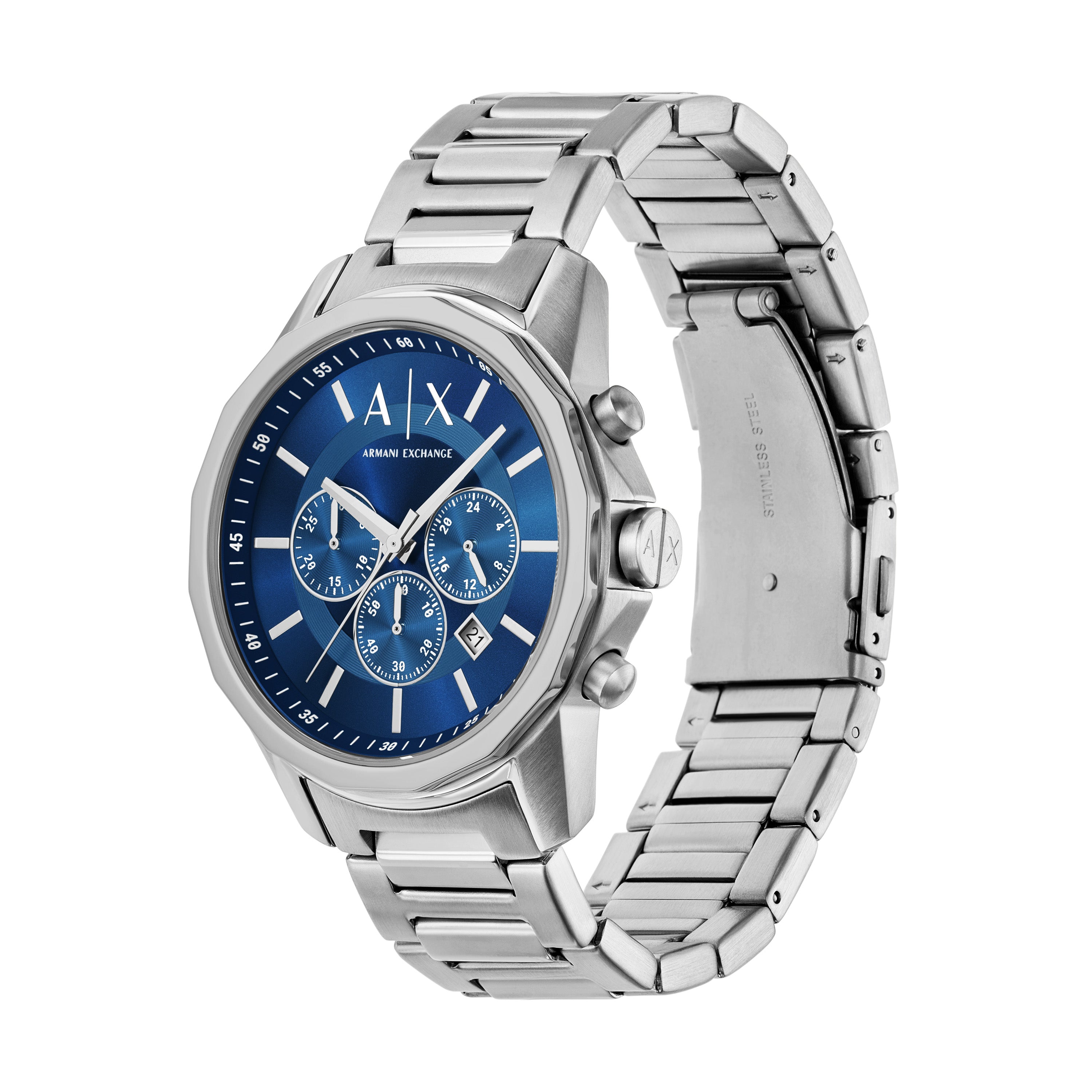 Armani Exchange Chronograph Stainless Steel Watch AX7176SET