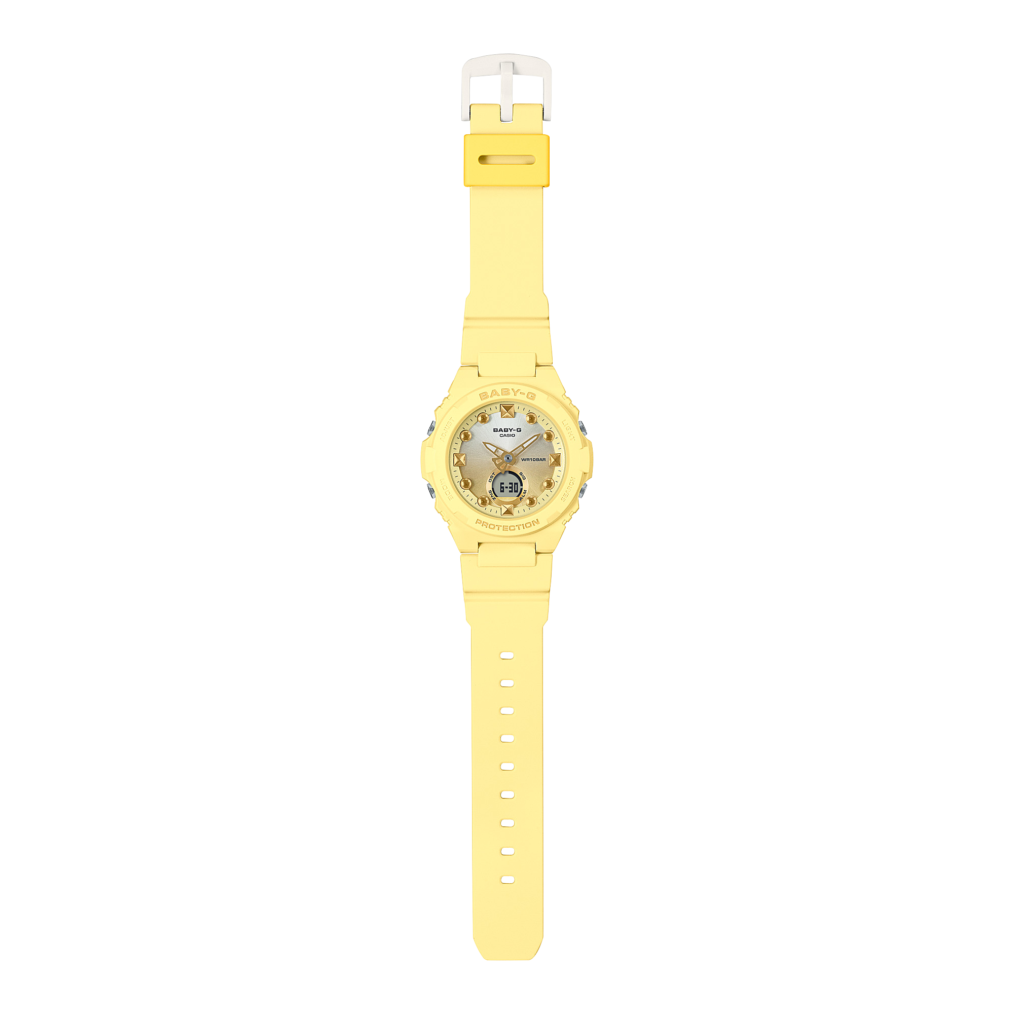 BABY-G Yellow Resin Band Womens Watch BGA320-9A