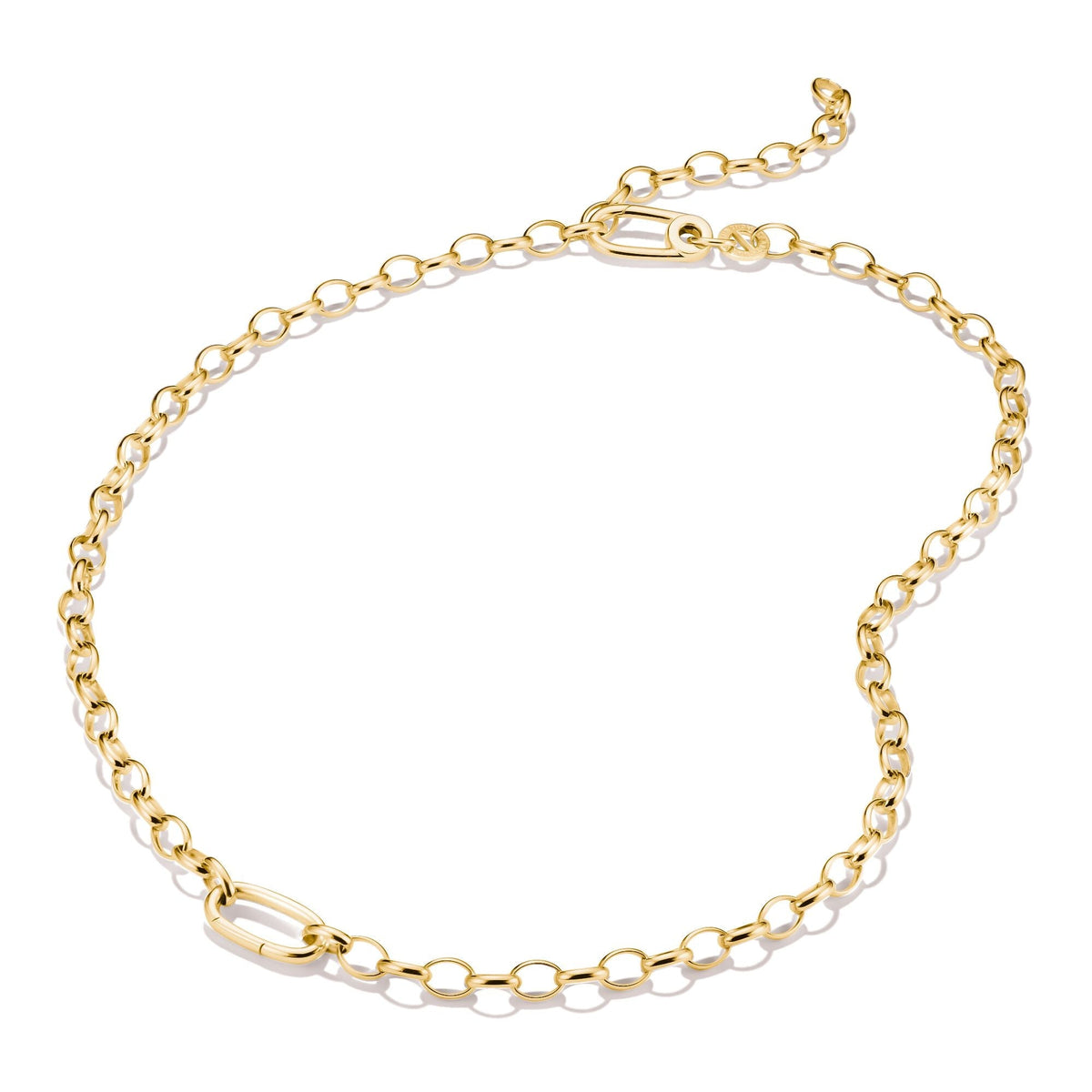 Thomas Sabo Gold-Tone Stainless Steel Charm Club Necklace with Connect Link TC1206SY-50 TC1206SY-50 view 3