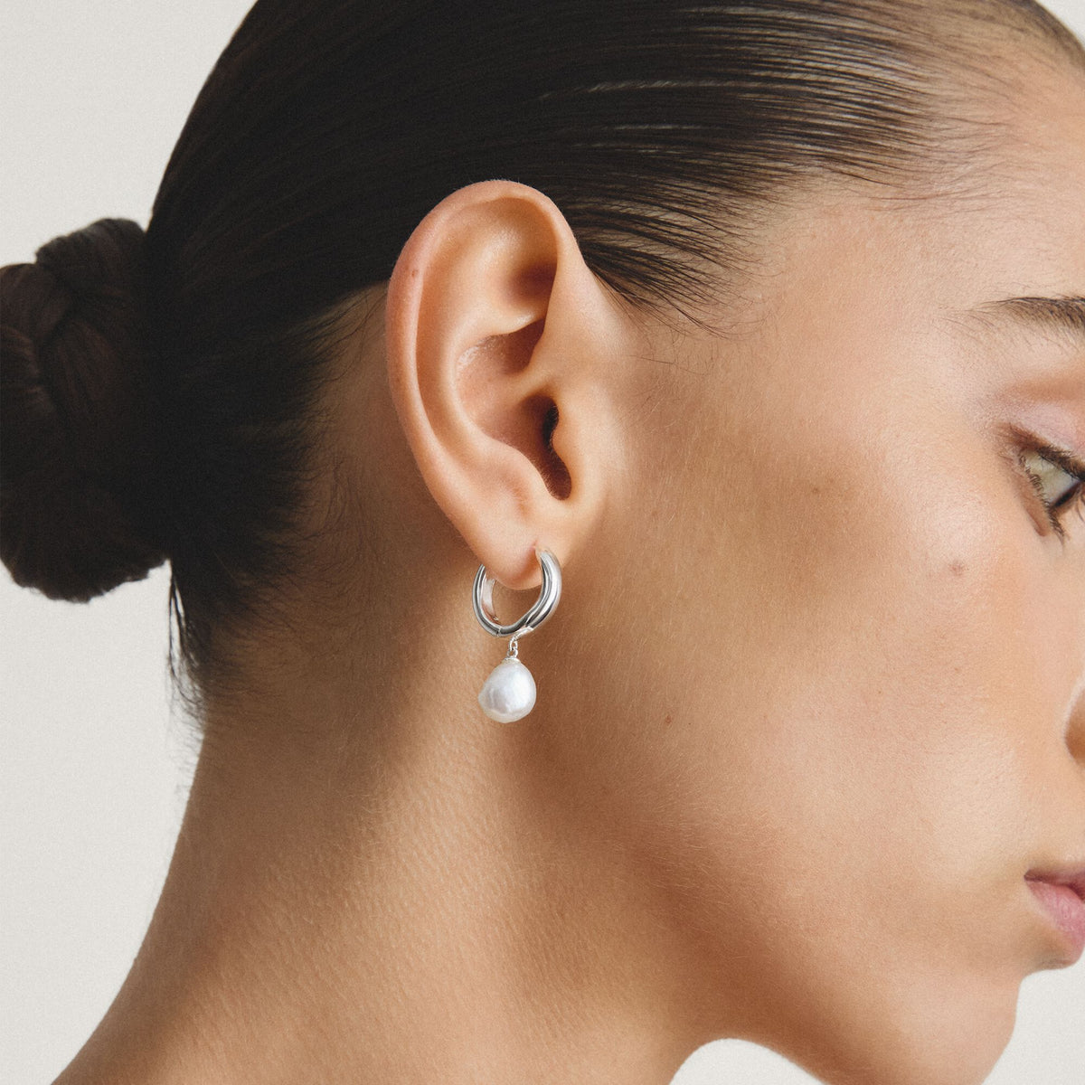 Thomas Sabo Hoop earrings pearl TCR766