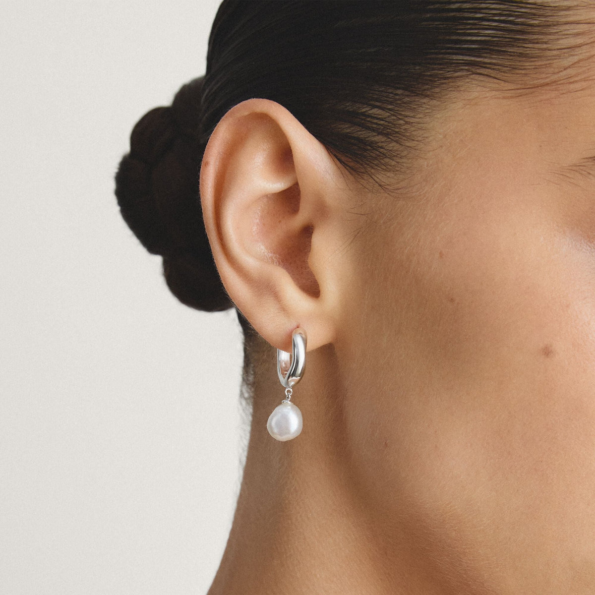 Thomas Sabo Hoop earrings pearl TCR766