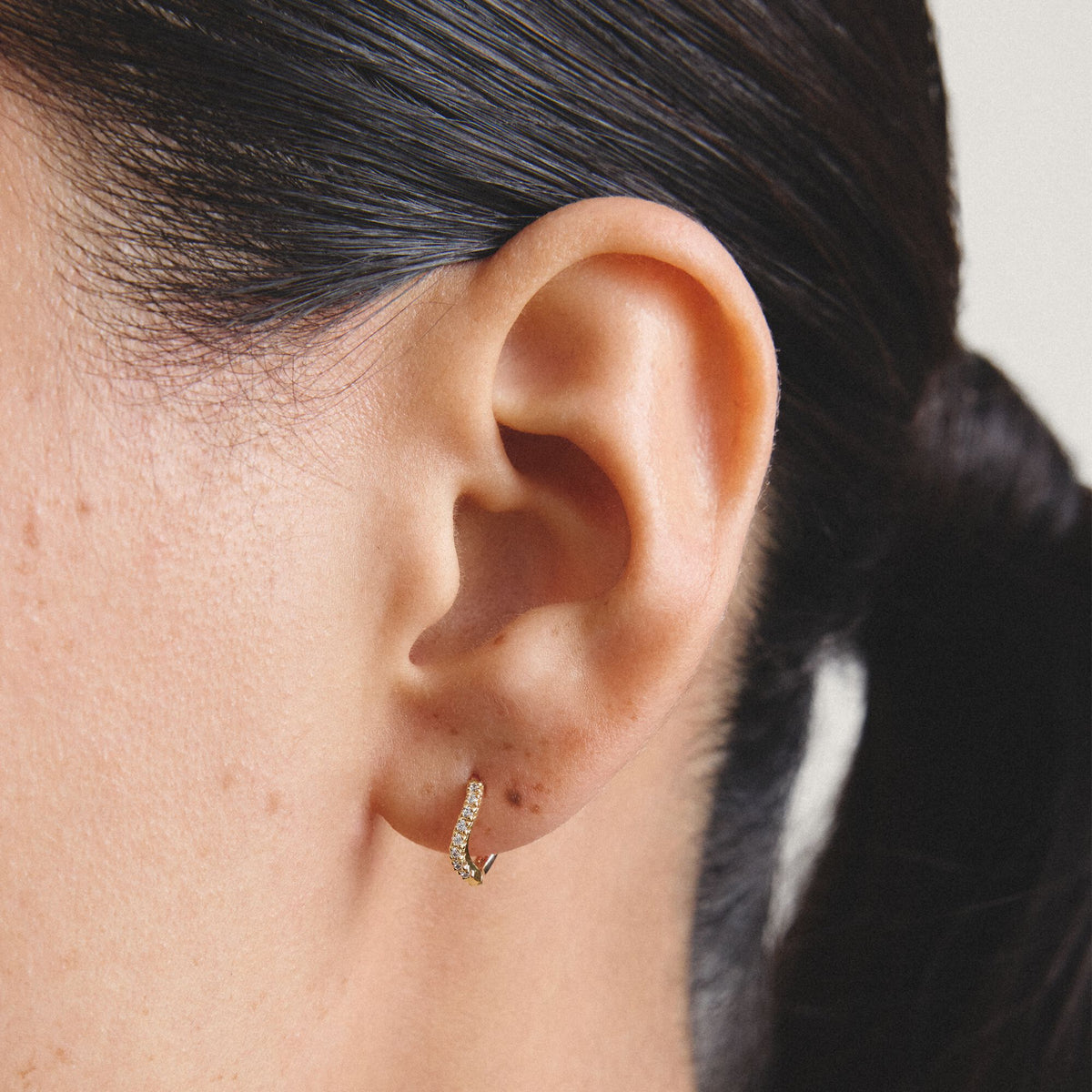 Thomas Sabo Hoop earrings with zirconia TCR775MY TCR775MY view 4
