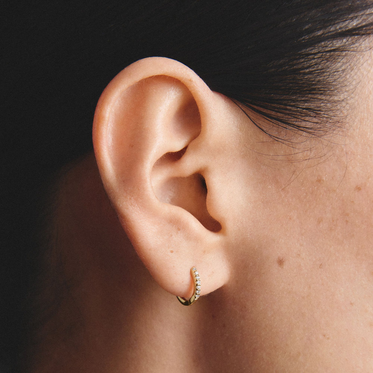 Thomas Sabo Hoop earrings with zirconia TCR780MY TCR780MY view 2