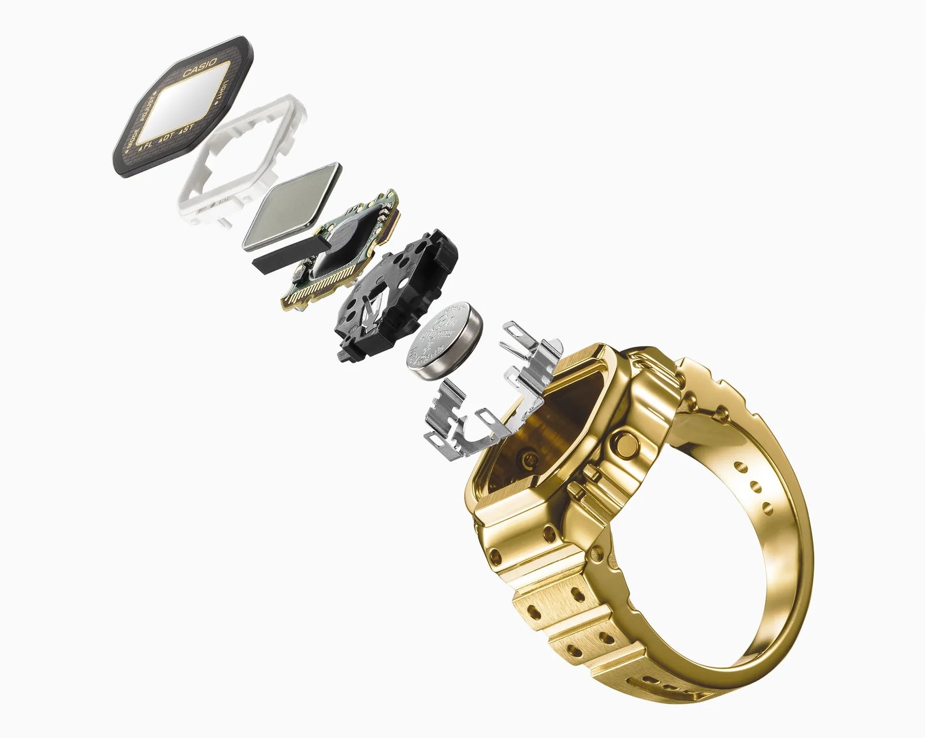 G-Shock Gold Ring Watch CRW001G-9D