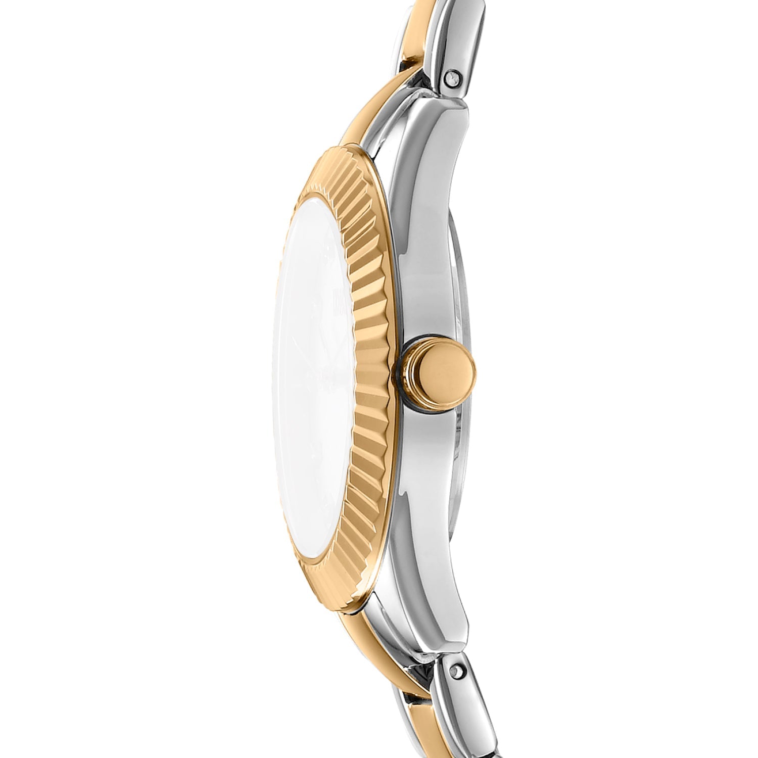 DKNY Chambers Glitz Two Tone Stainless Steel Womens 30mm Watch