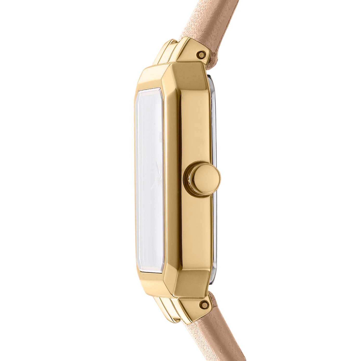 DKNY Uptown Midi Gold Stainless Steel Silver Dial Womens Watch