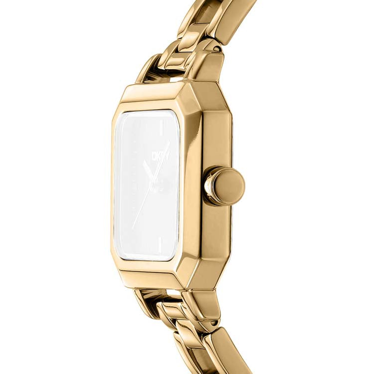 DKNY Urban Gold Stainless Steel Watch with Green Dial 27mm