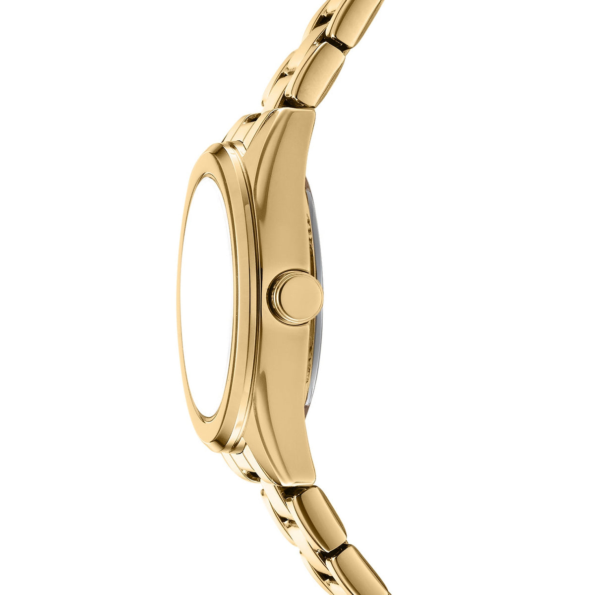 DKNY Logo Gold 28mm Gold Dial Womens Watch + Gold Bracelet DK1L145M0055