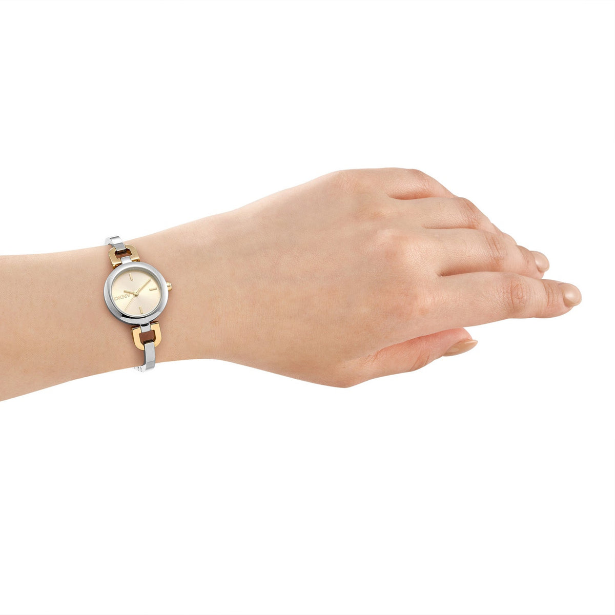 DKNY Half Bangle Two-Tone 26mm Womens Watch DK1L161M0065