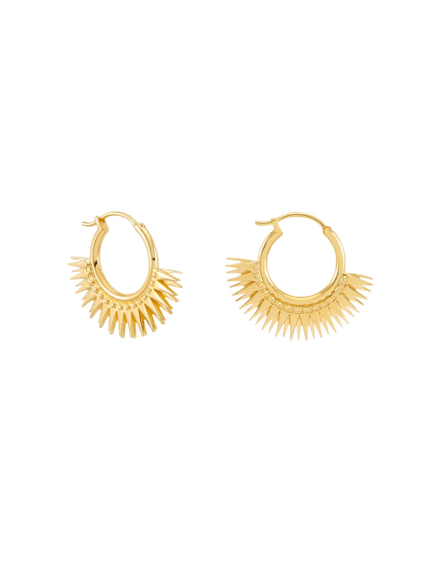 Rachel Jackson Rising Sun Hoop Earrings Gold