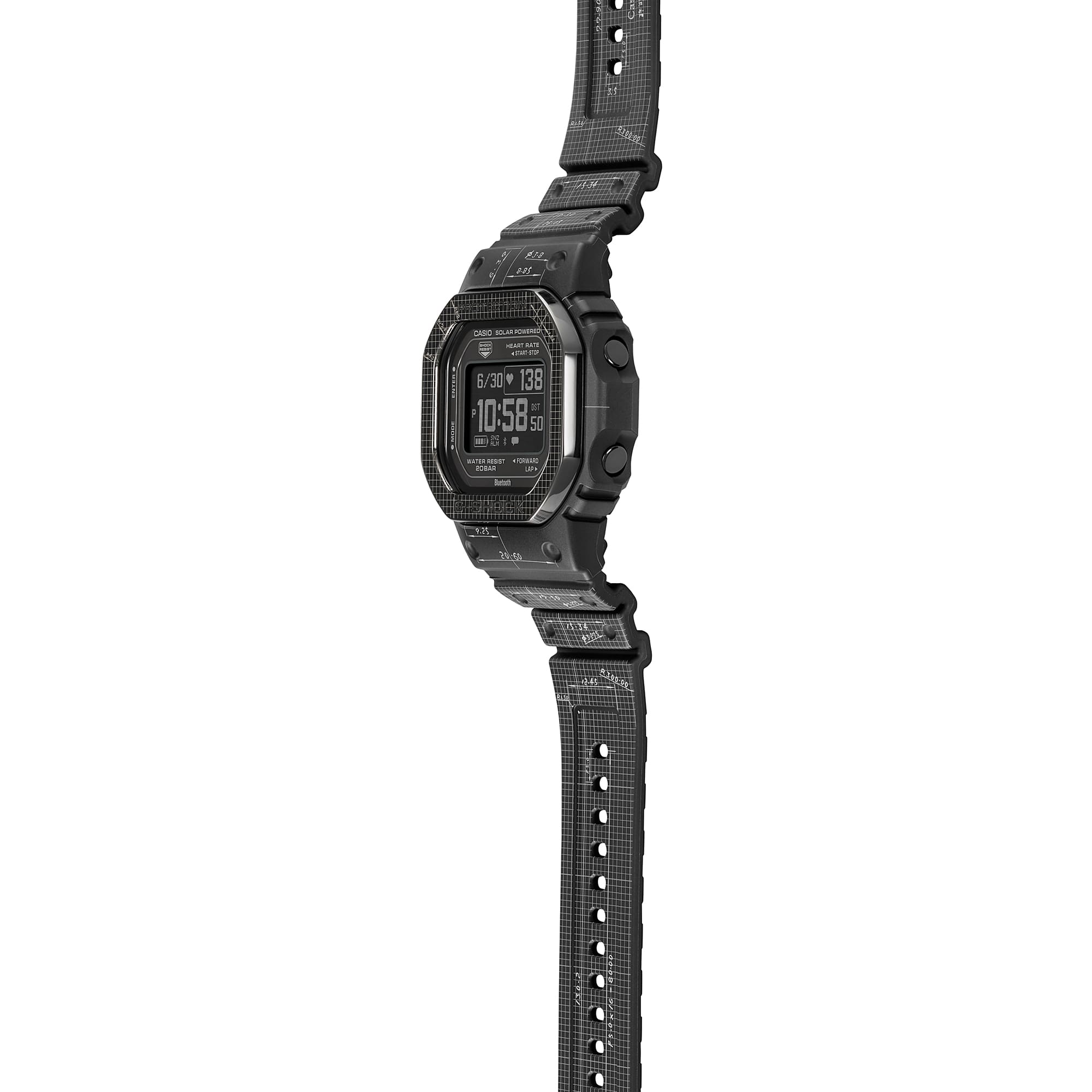 G-Shock G-Squad Heart Rate and Sleep Analysis Watch DWH5600EX-1D