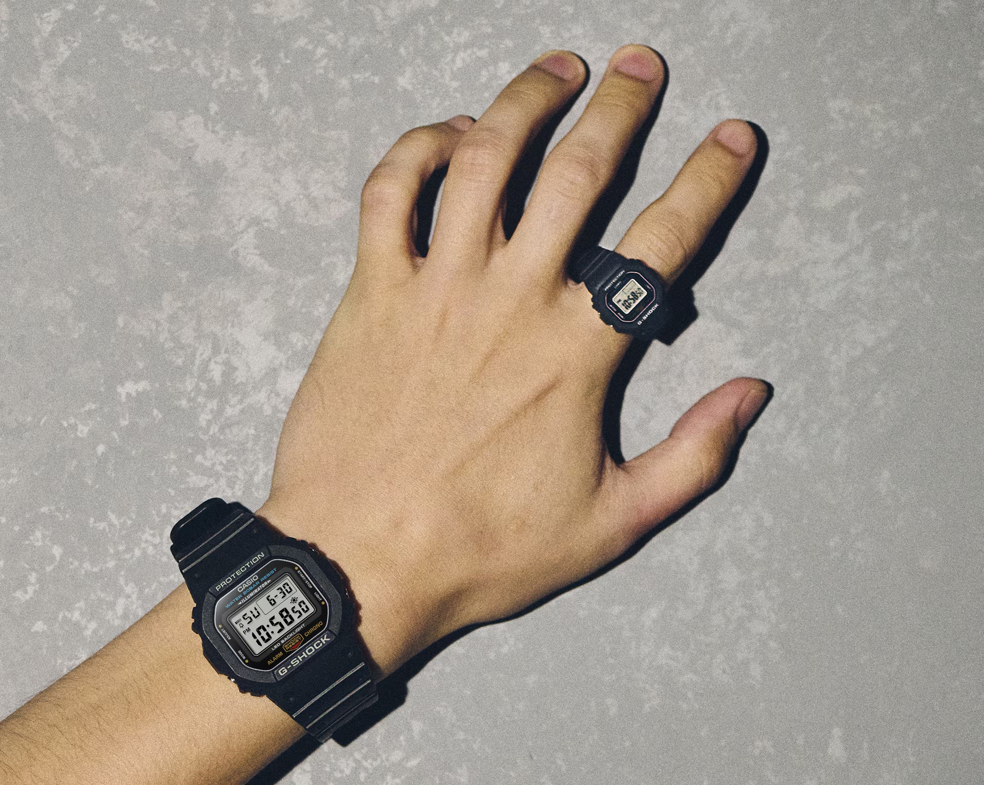 G-Shock Nano 5600 SERIES Red Ring Watch DWN5600-4D