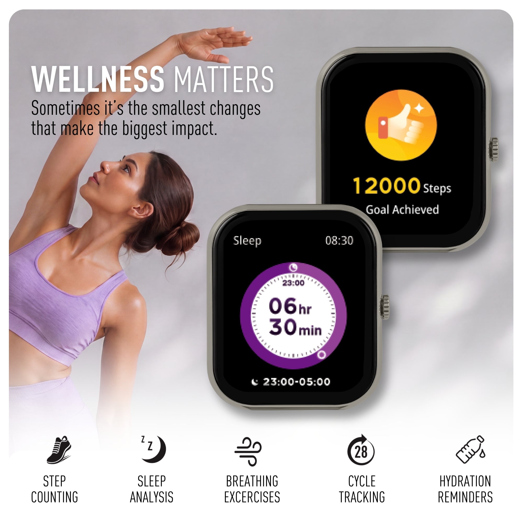 Reflex Active Nexus 100 S Lite Grey Silicone smart watch — view 6
