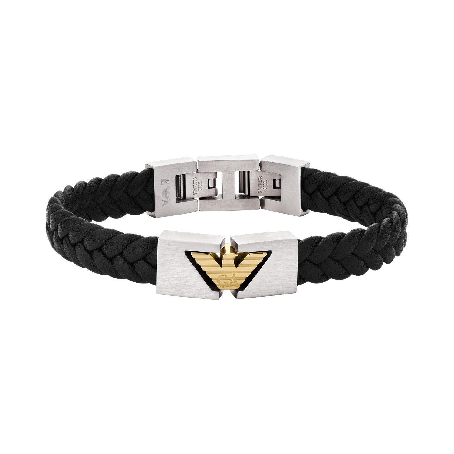 Emporio Armani Silver Logo Men's Bracelet EGS3253040