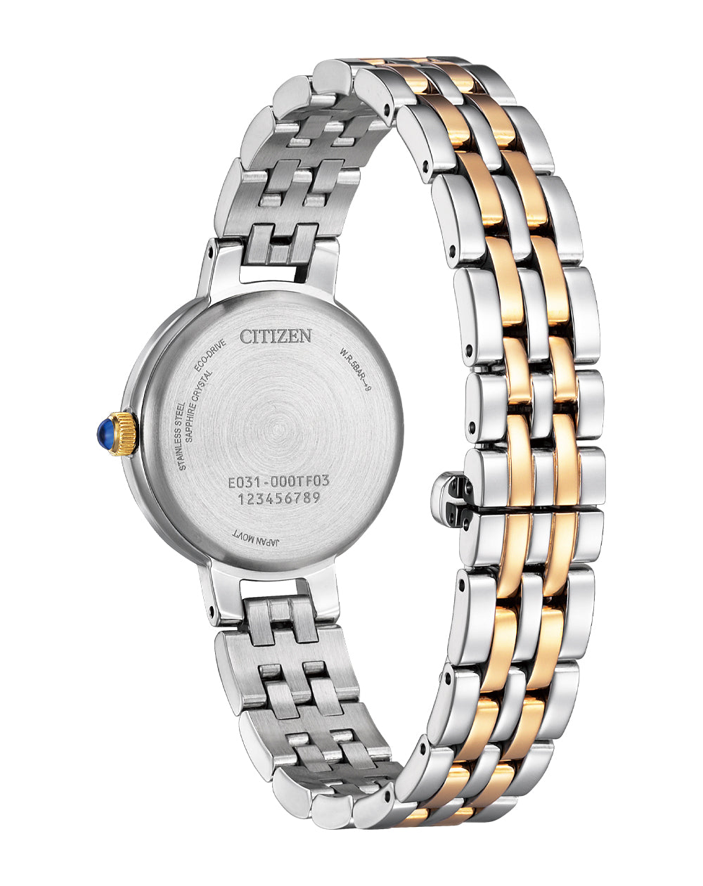 Citizen Eco-Drive Mother of Pearl Dial Stainless Steel Watch EM0996-84Y
